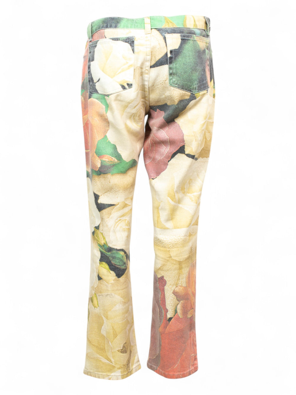 GREEN FLORAL JEANS @JESSM