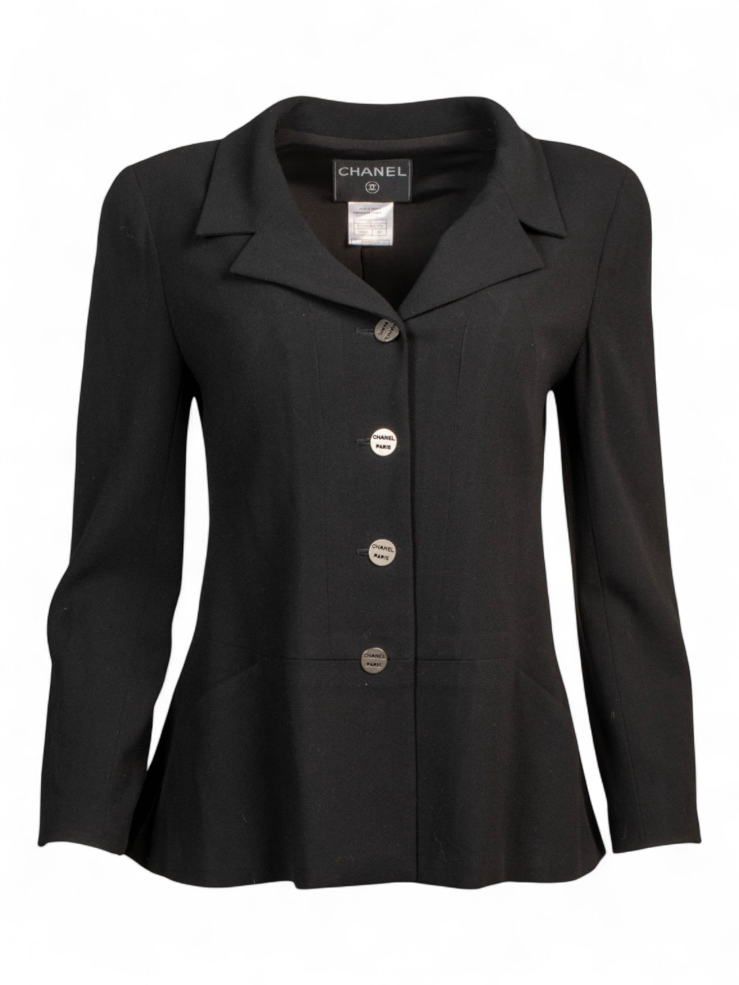 BLACK FITTED BLAZER @NICOZ