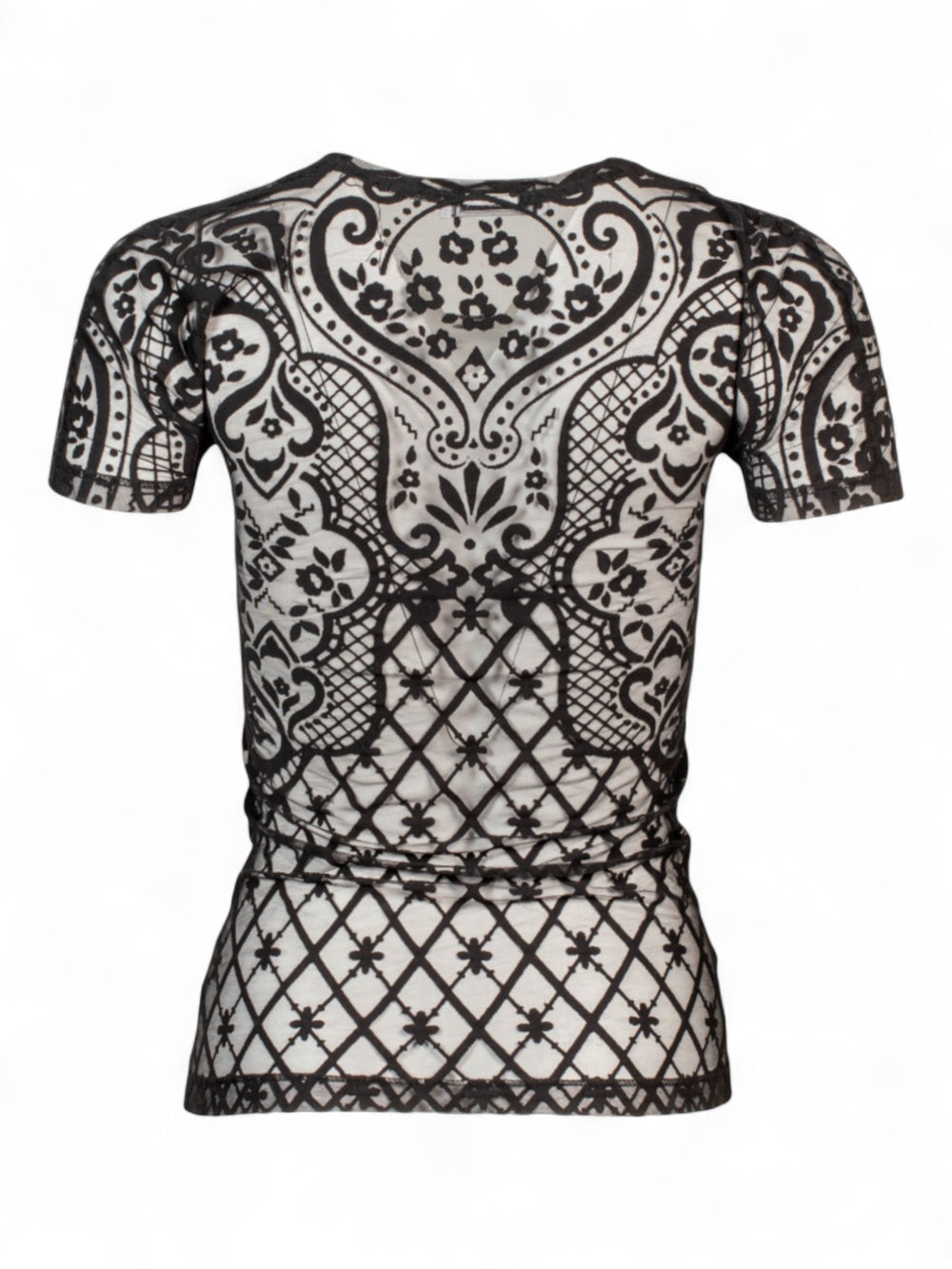 LAZER CUT BLACK TOP @JCCG