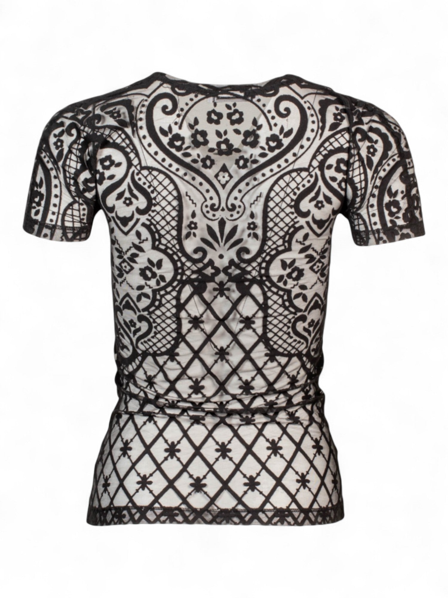 LAZER CUT BLACK TOP @JCCG