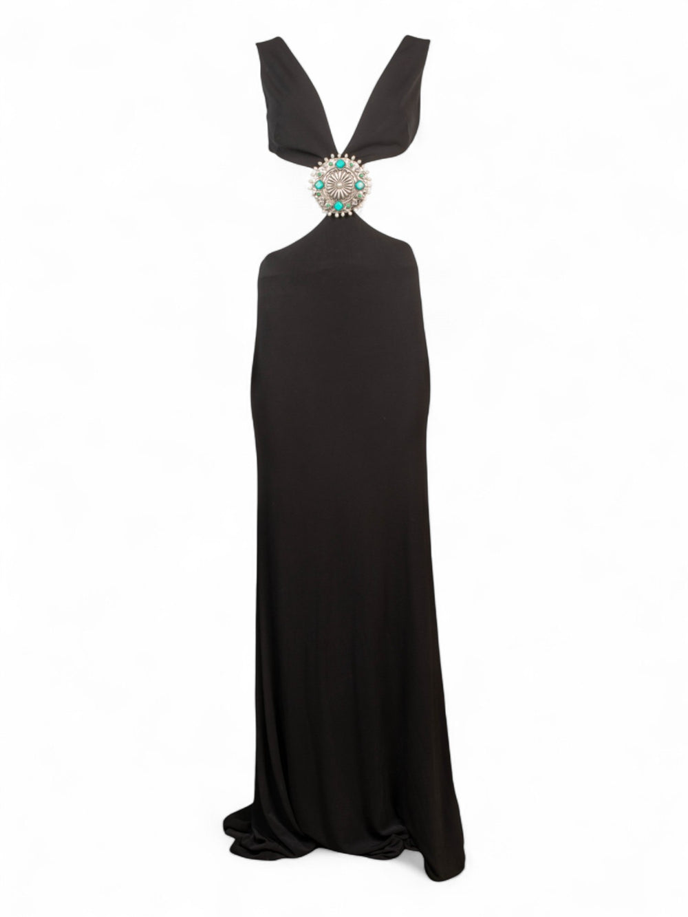 MATT CADY CUT OUT BLACK MAXI DRESS @CARLIEB