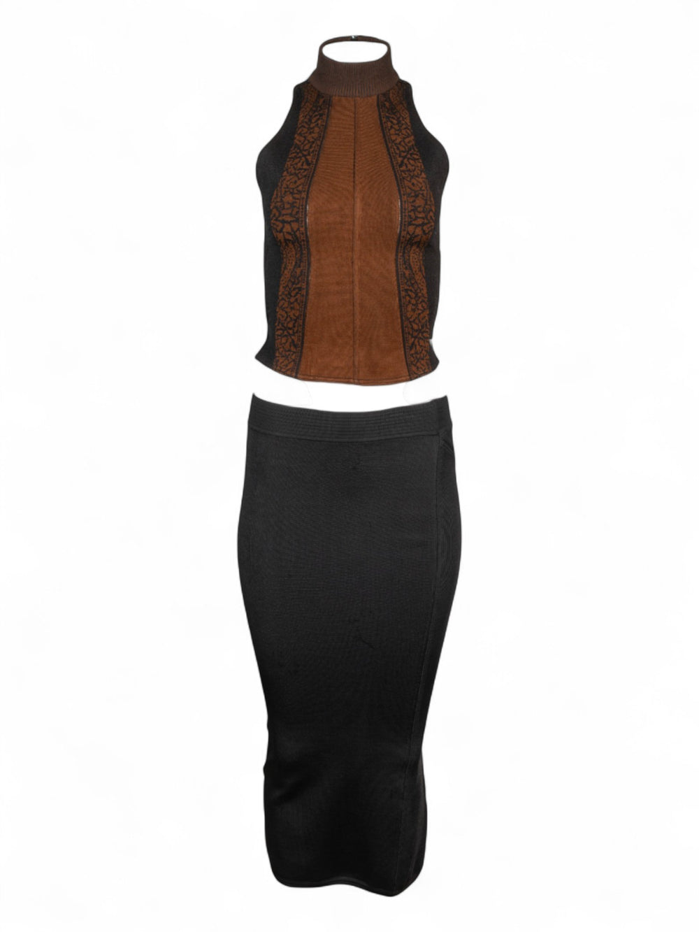 VINTAGE VISCOSE TOP & PENCIL SKIRT SET @JCCG