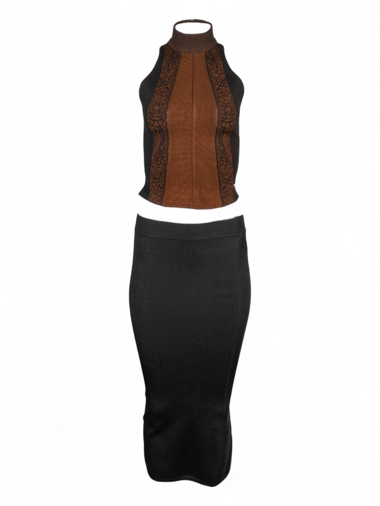 VINTAGE VISCOSE TOP & PENCIL SKIRT SET @JCCG