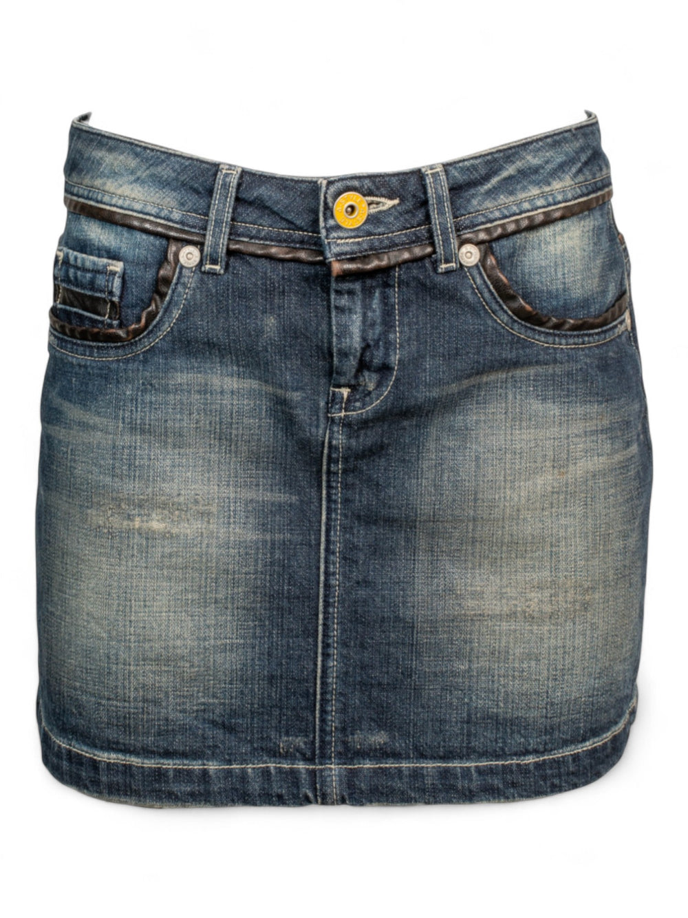 DENIM MINI SKIRT @JUJU