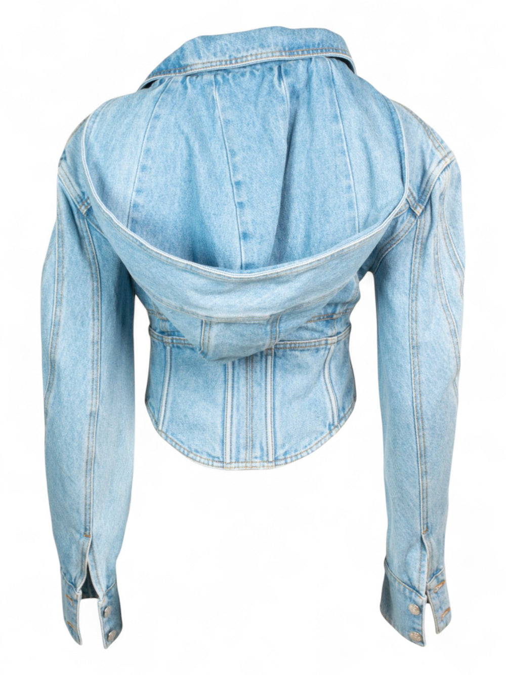 SS24 DENIM CORSETED JACKET