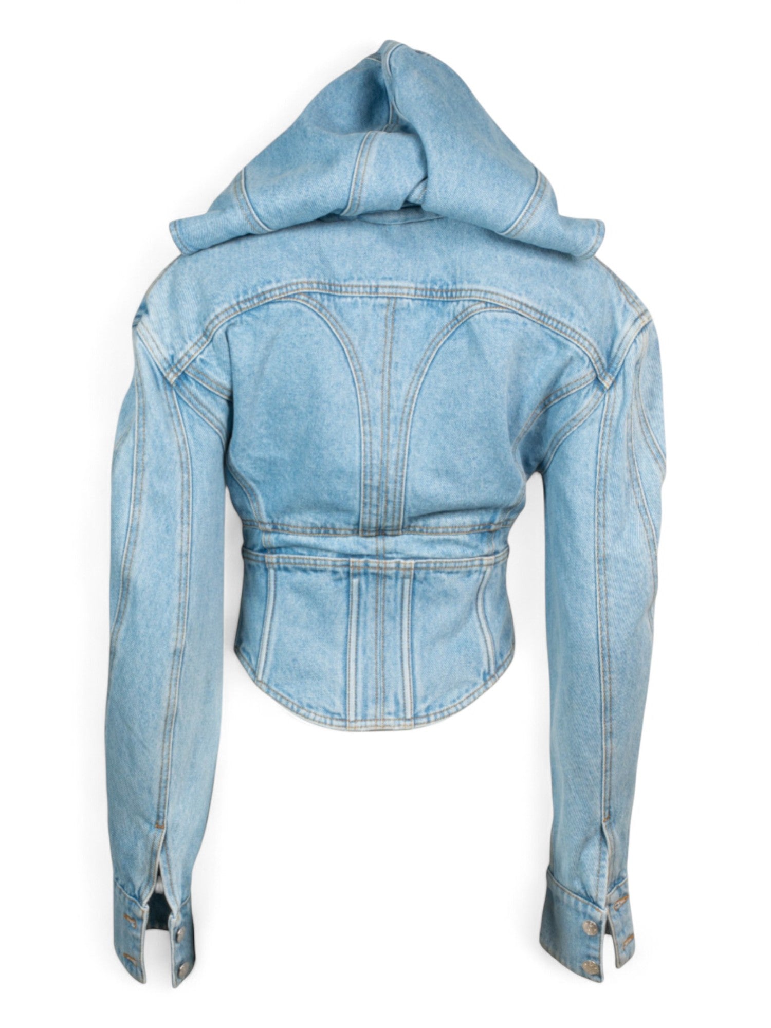 SS24 DENIM CORSETED JACKET