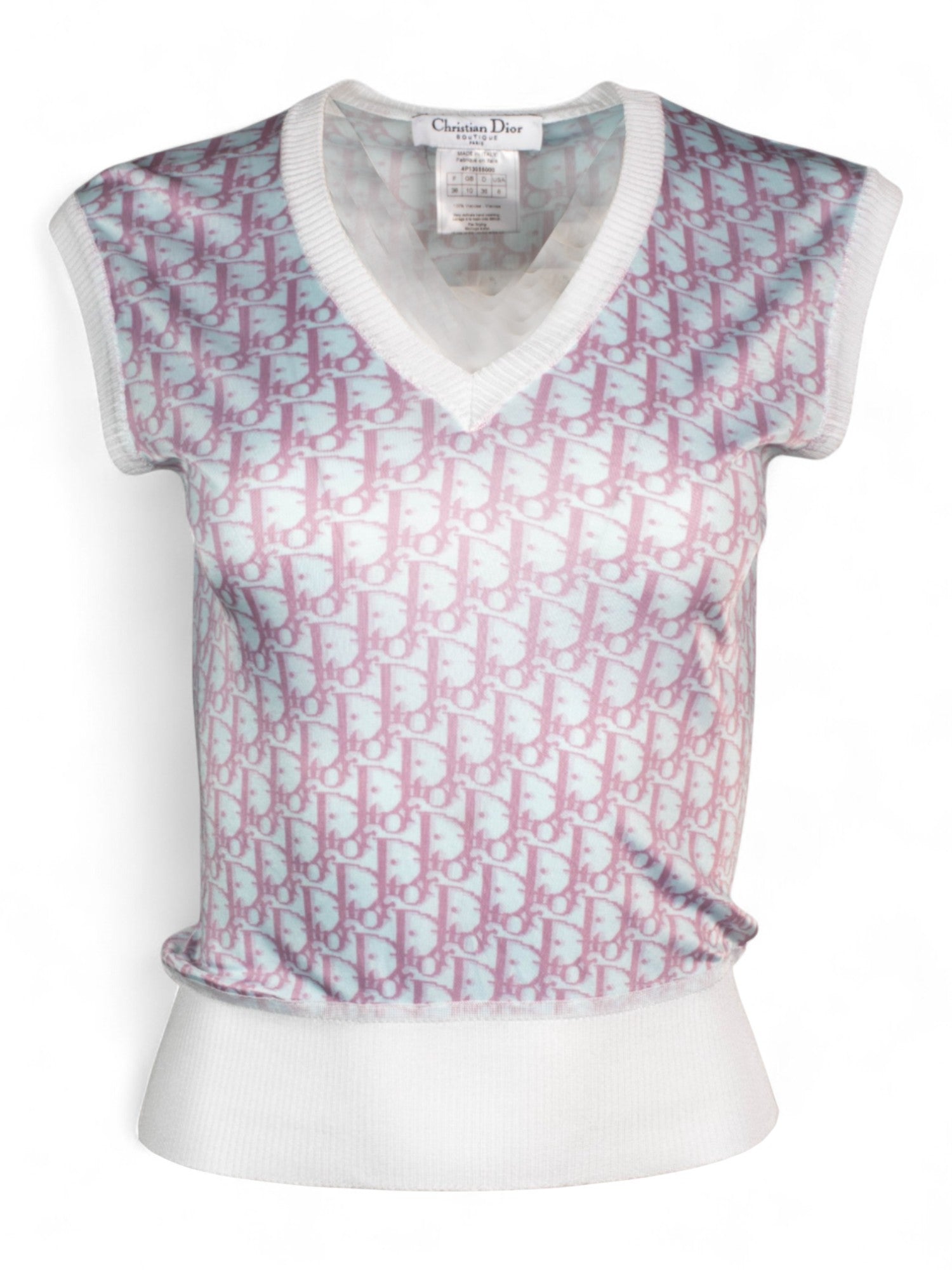 2002 PINK TROTTER PRINT VEST