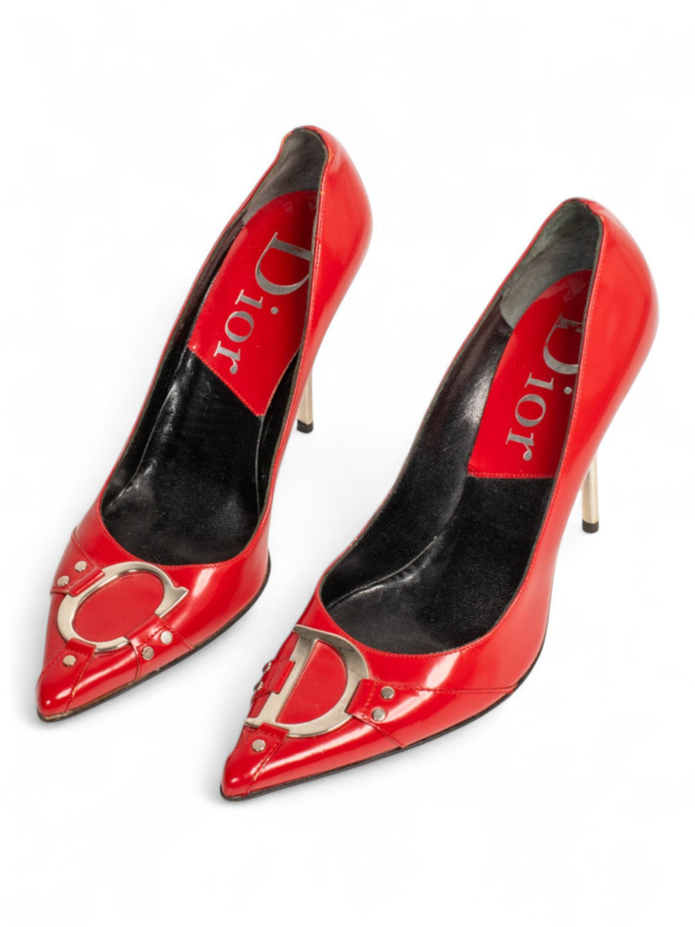 "CD" RED PUMPS