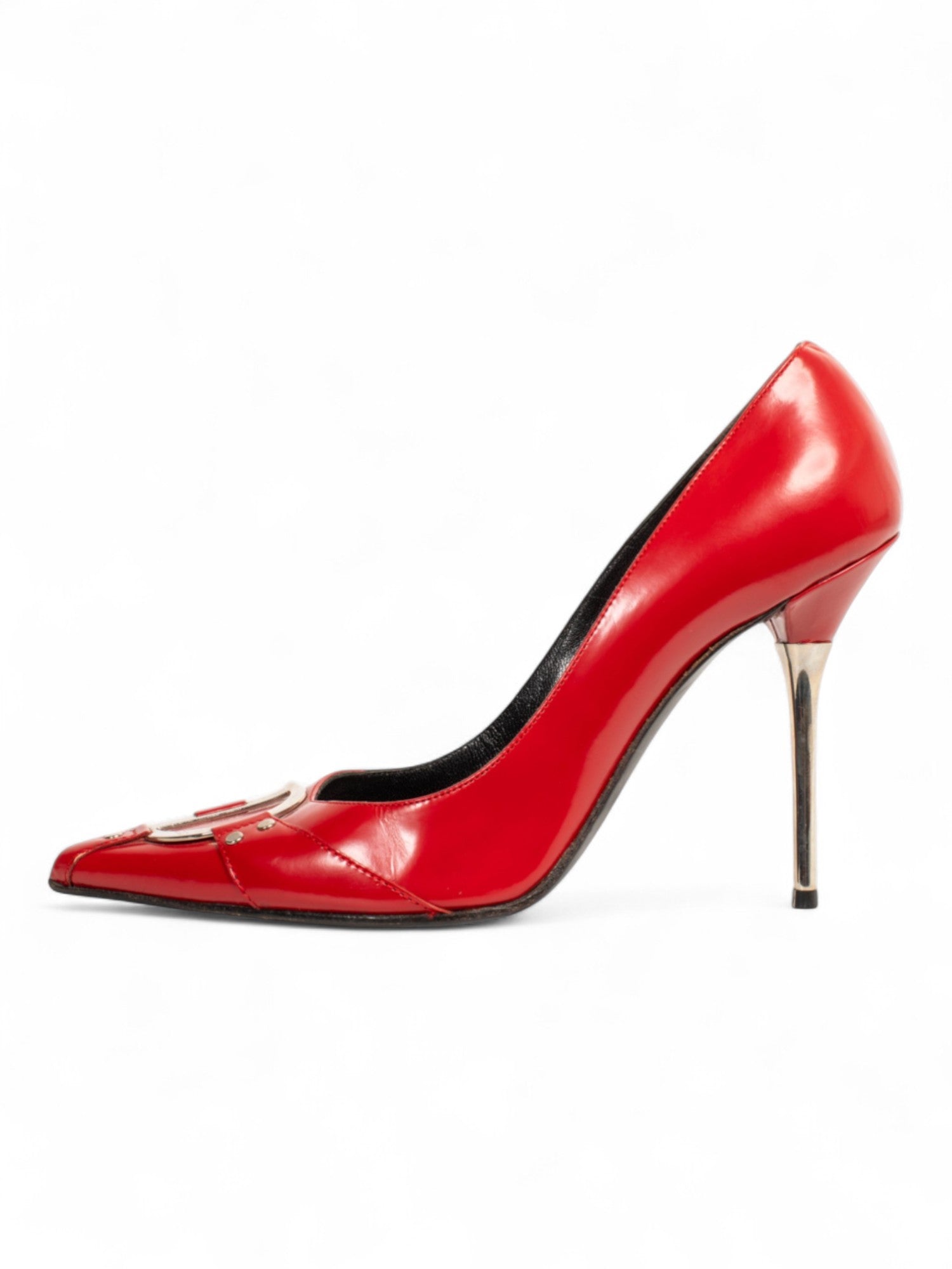 "CD" RED PUMPS