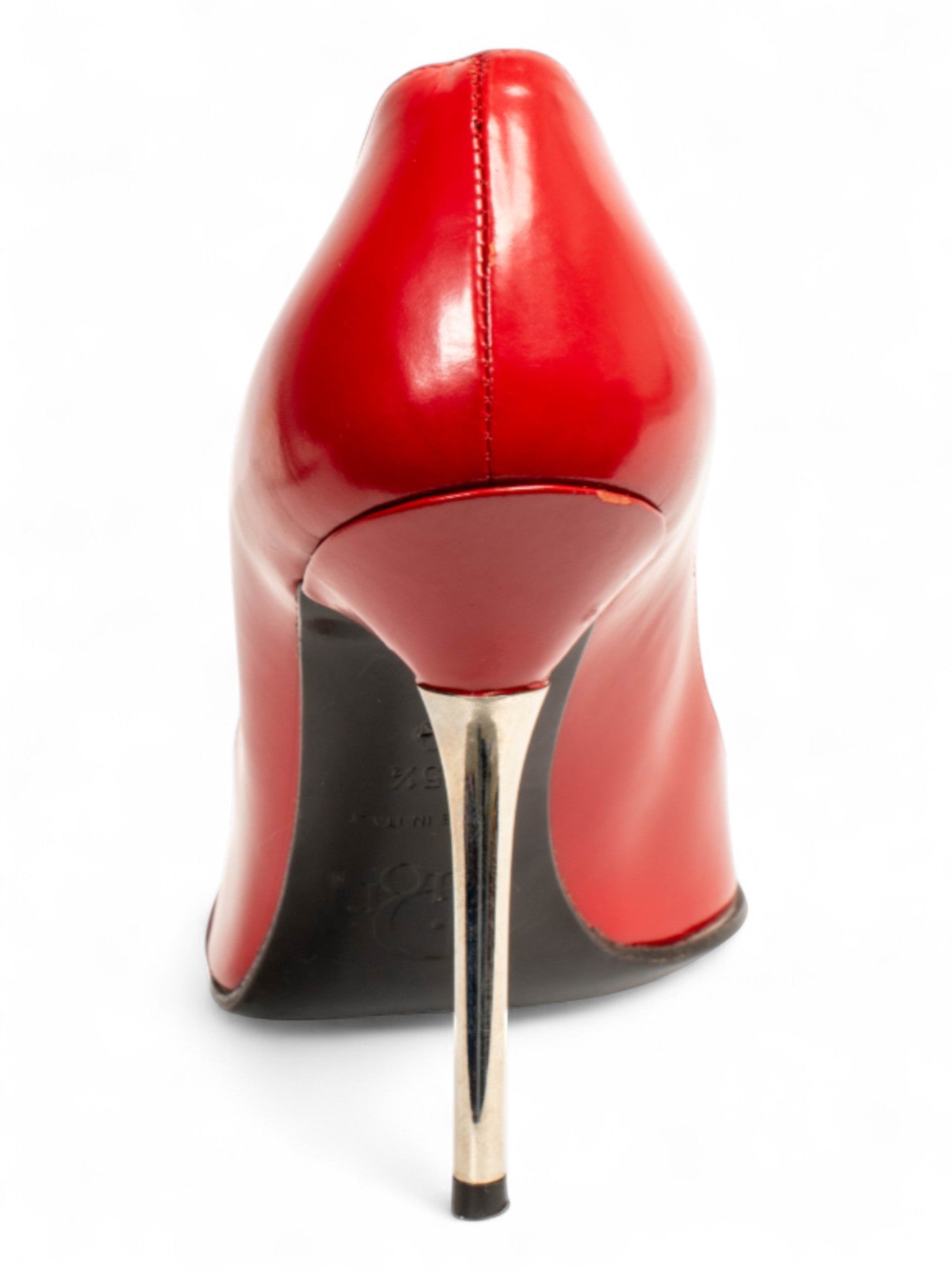 "CD" RED PUMPS