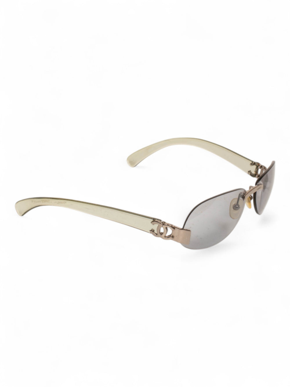 00S RIMLESS CC GREY TINT OVAL SHADES