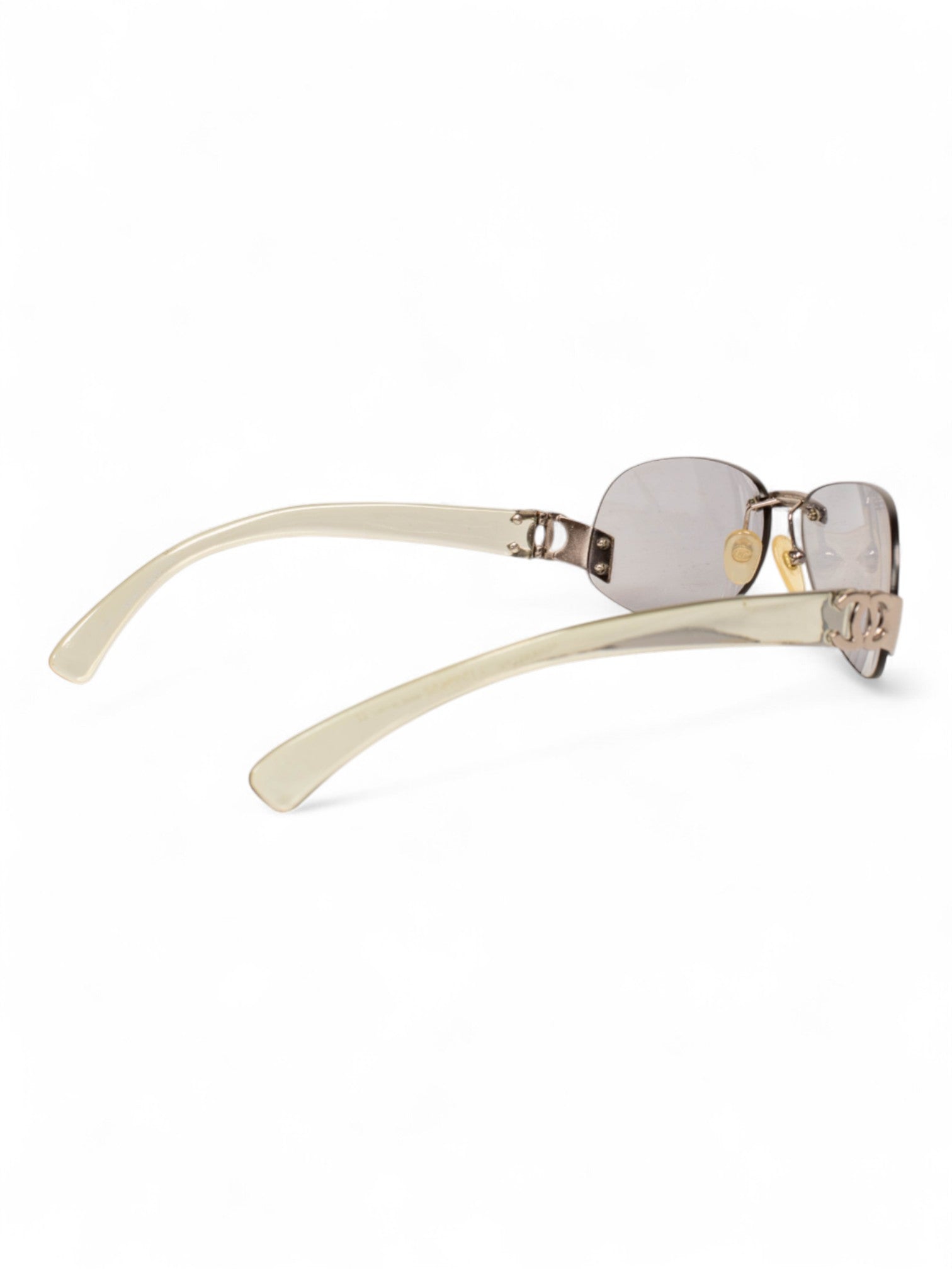 00S RIMLESS CC GREY TINT OVAL SHADES