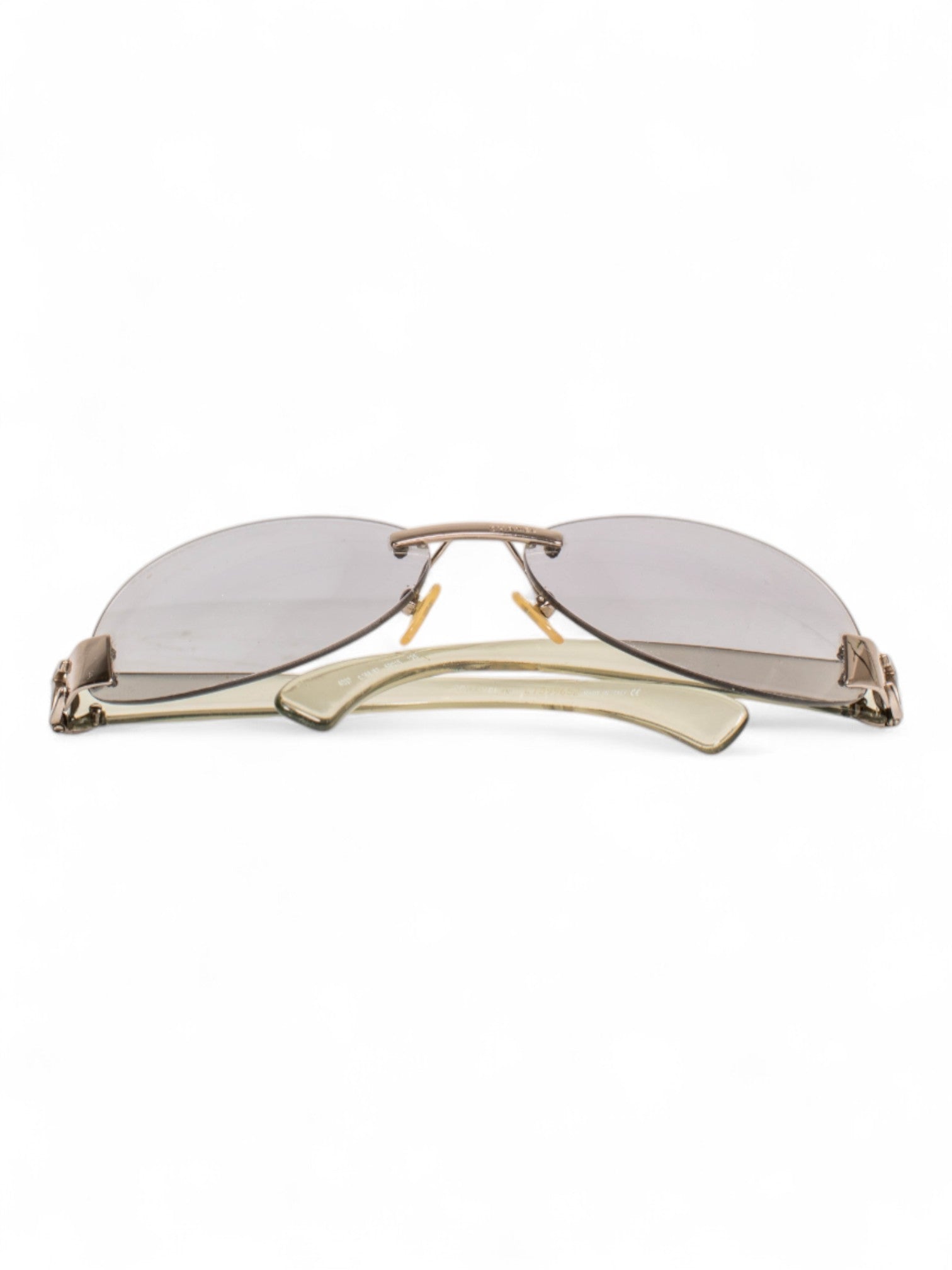 00S RIMLESS CC GREY TINT OVAL SHADES