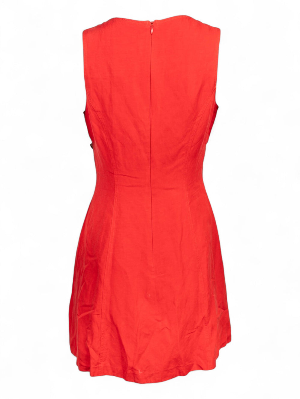 90S RED SAFETY PIN MINI DRESS