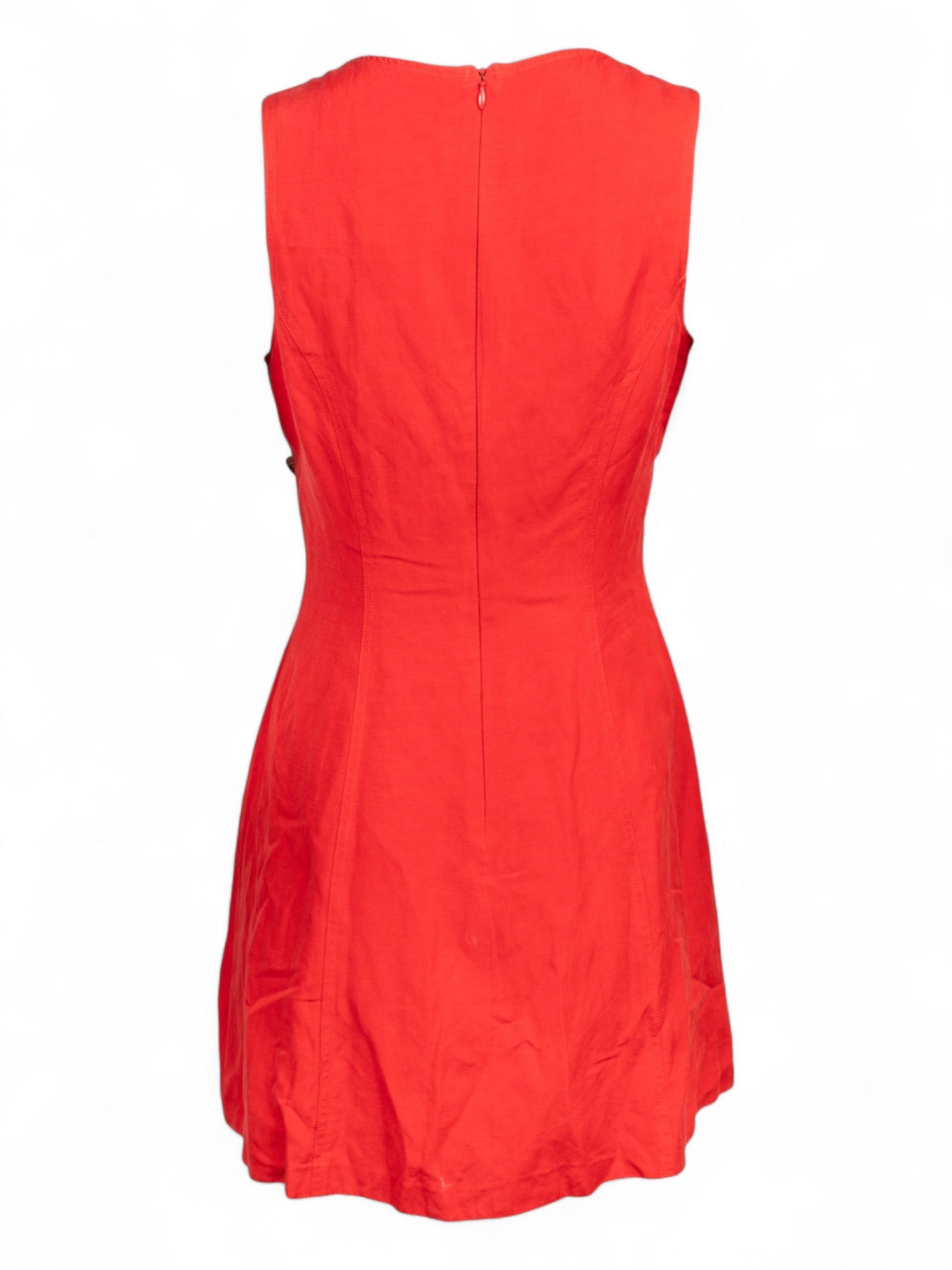 90S RED SAFETY PIN MINI DRESS