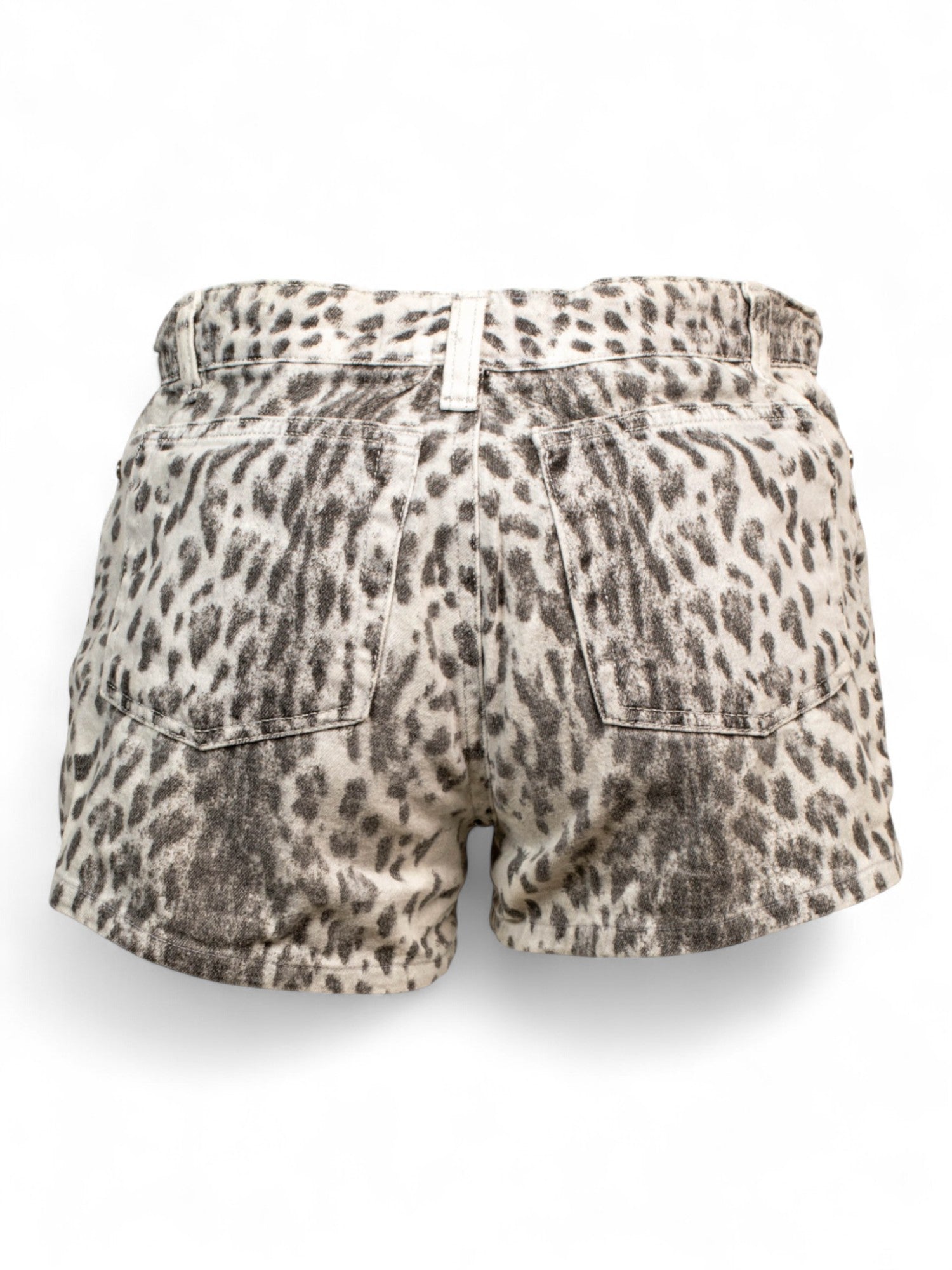 90/00s B&W CHEETAH TOP AND SHORTS SET