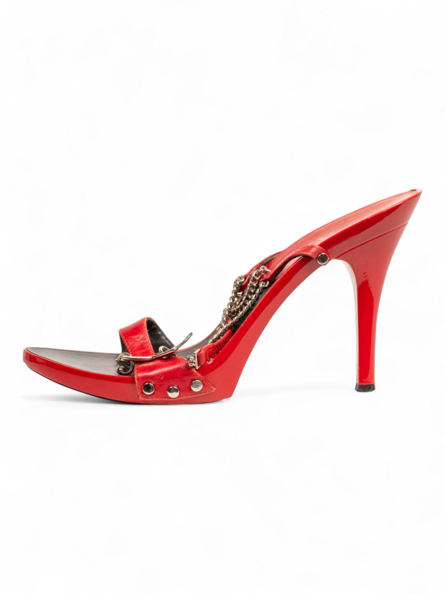 SS04 J'ADORE HARDCORE CHAINED RED HEELS