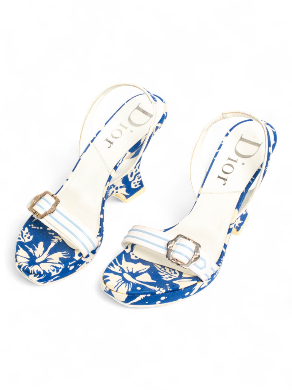 SS04 BLUE SURF WEDGE HEELS