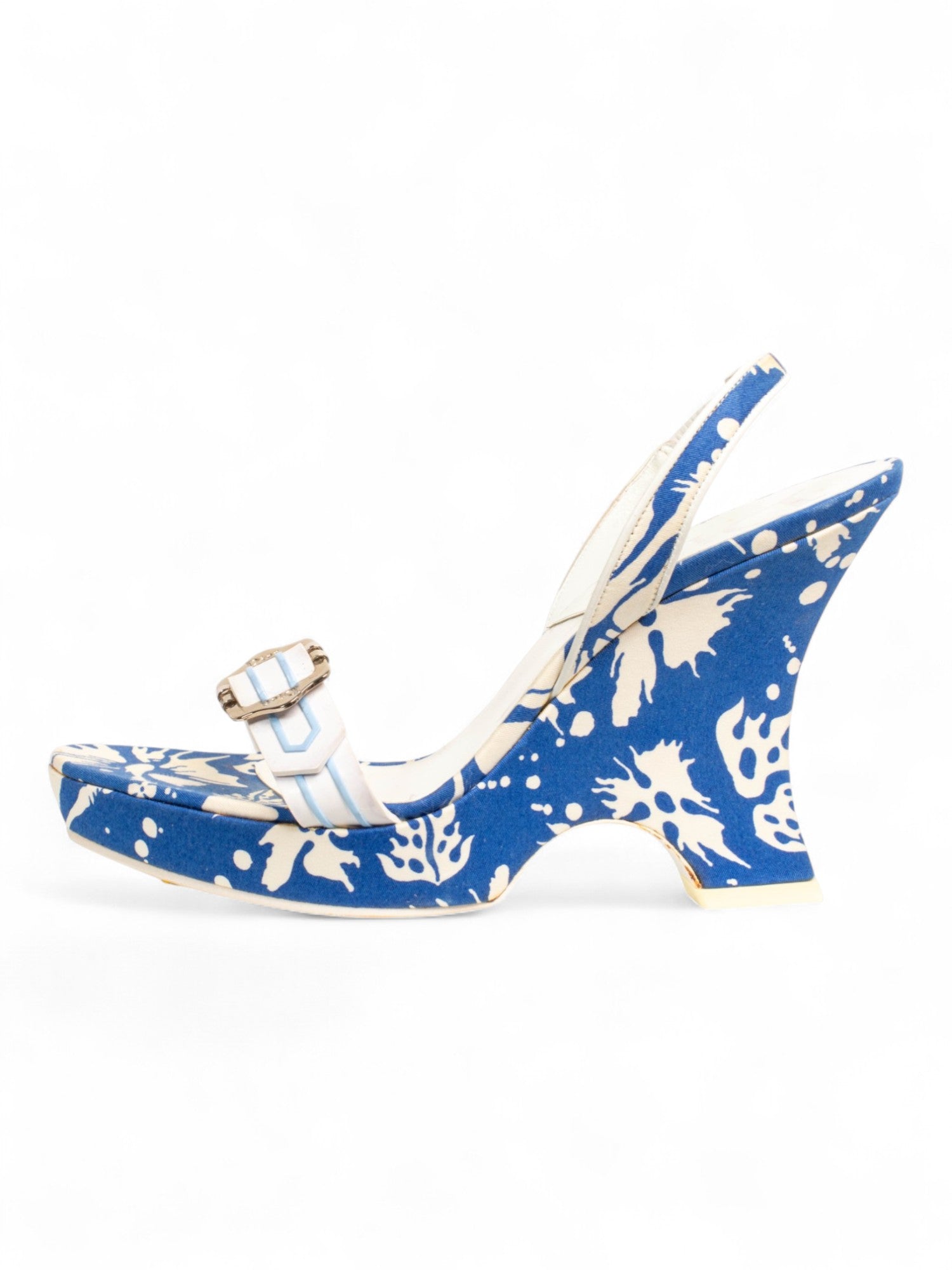 SS04 BLUE SURF WEDGE HEELS