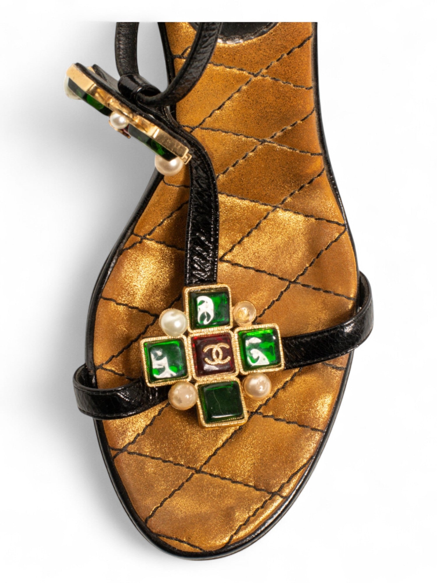 CHANEL 2007 PATE DE VERRE GEMSTONE HEELS @JKOVA