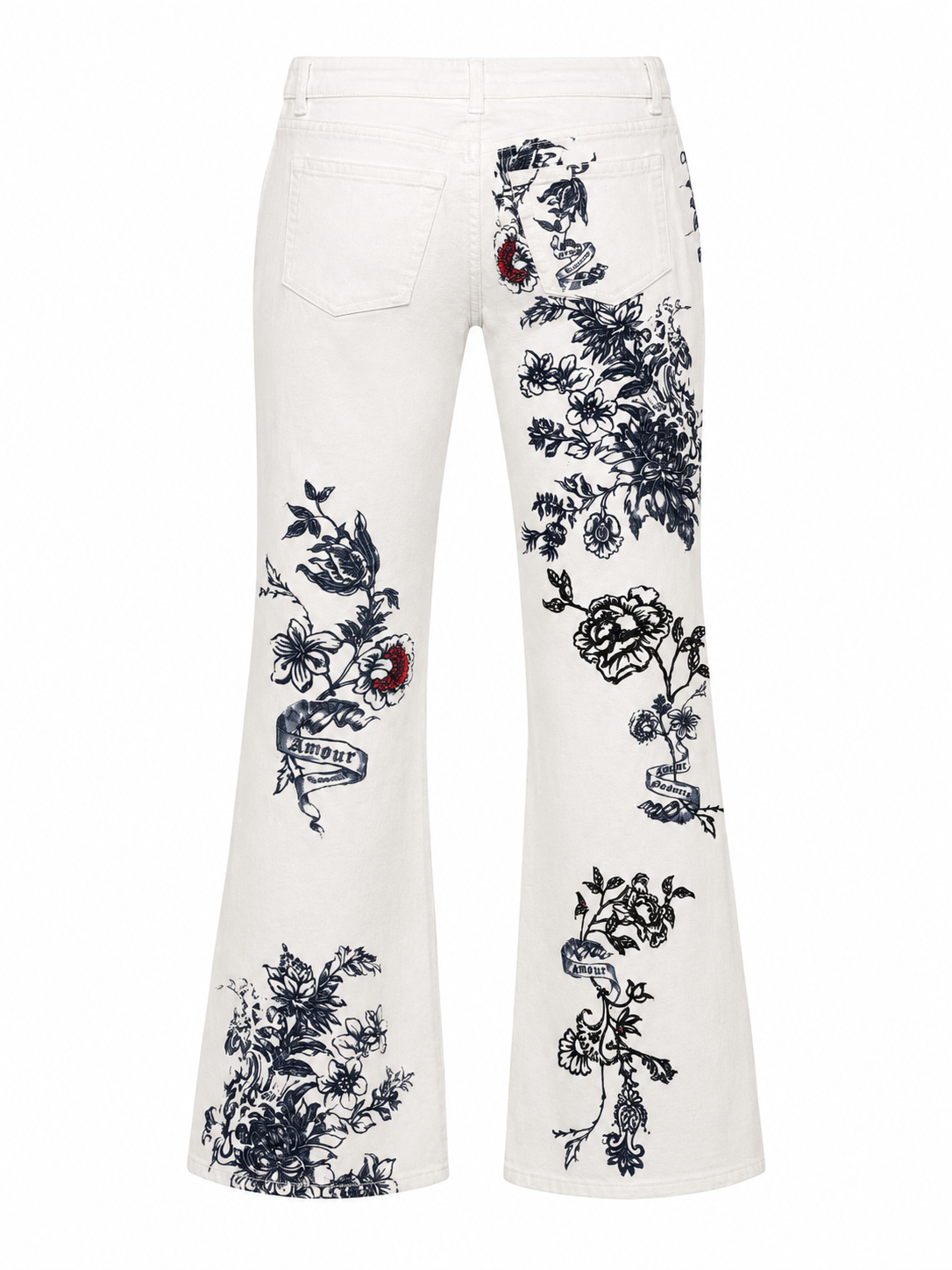 2003 AMOUR TATTOO PRINTED JEANS