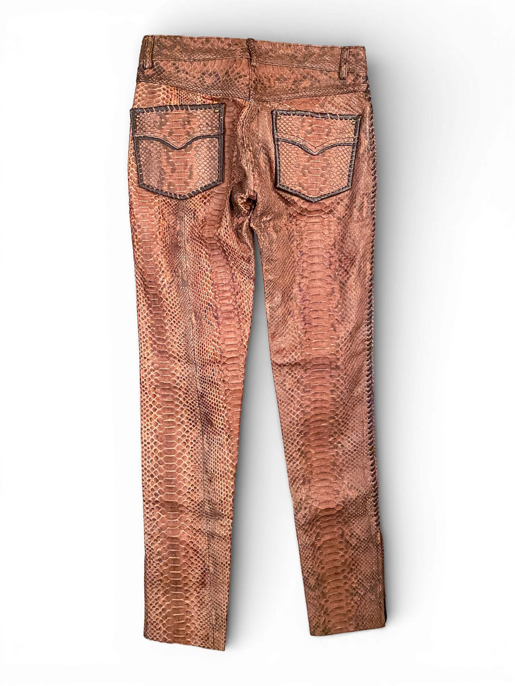 00S BROWN PYTHON PANTS @MMC