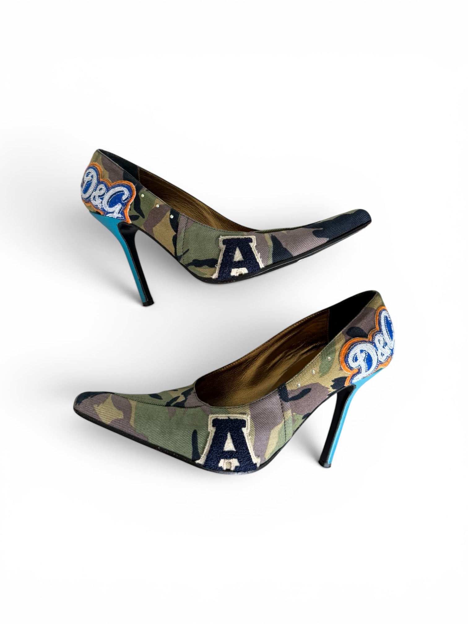 CAMO/DENIM PATCH PUMPS