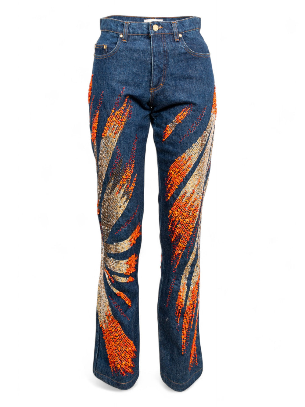 90S SEQUIN BEADED JEANS