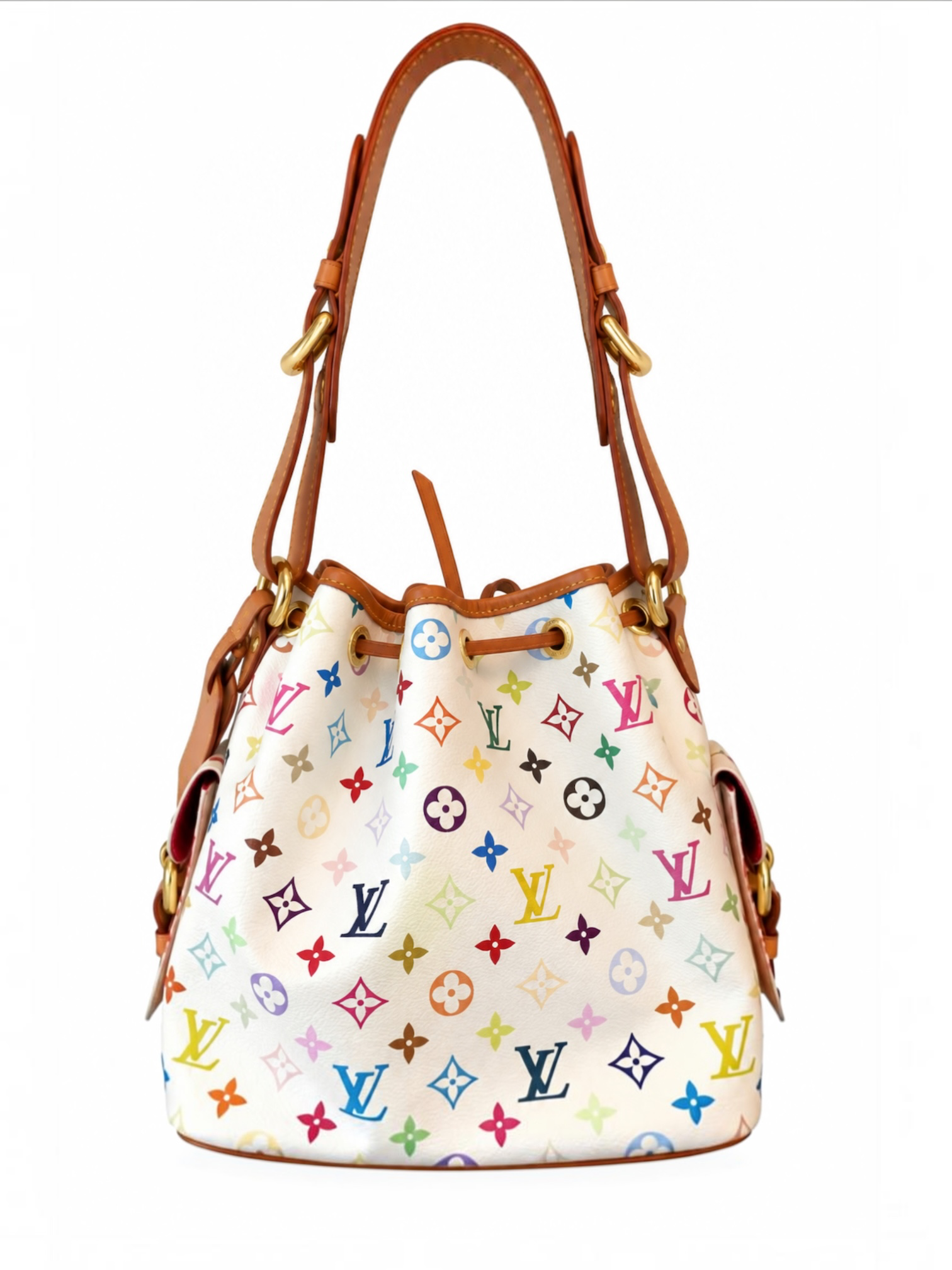 WHITE MULTICOLOR MONOGRAM NOE BAG @SM