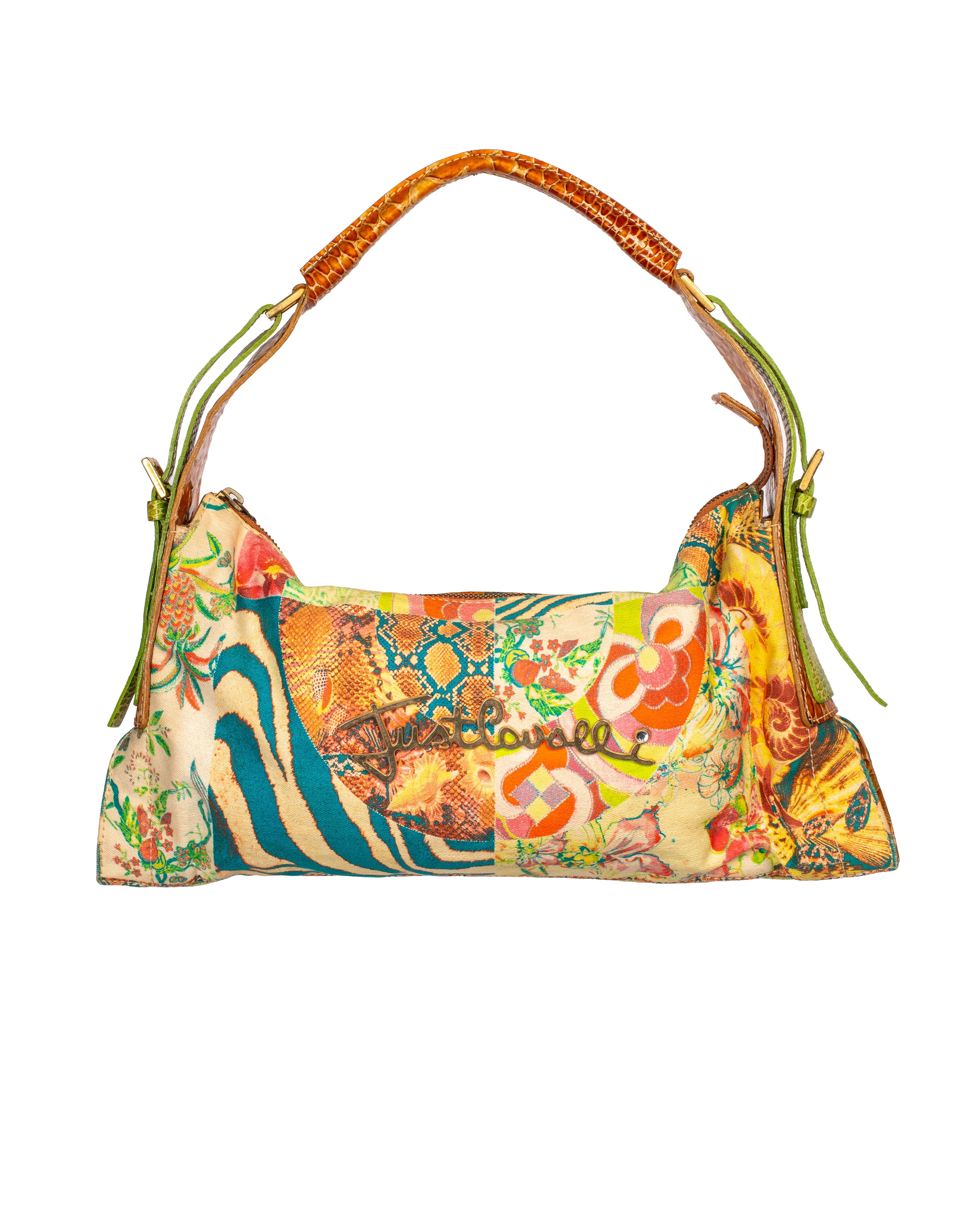 MULTI PRINT REPTILE EMBOSSED PURSE
