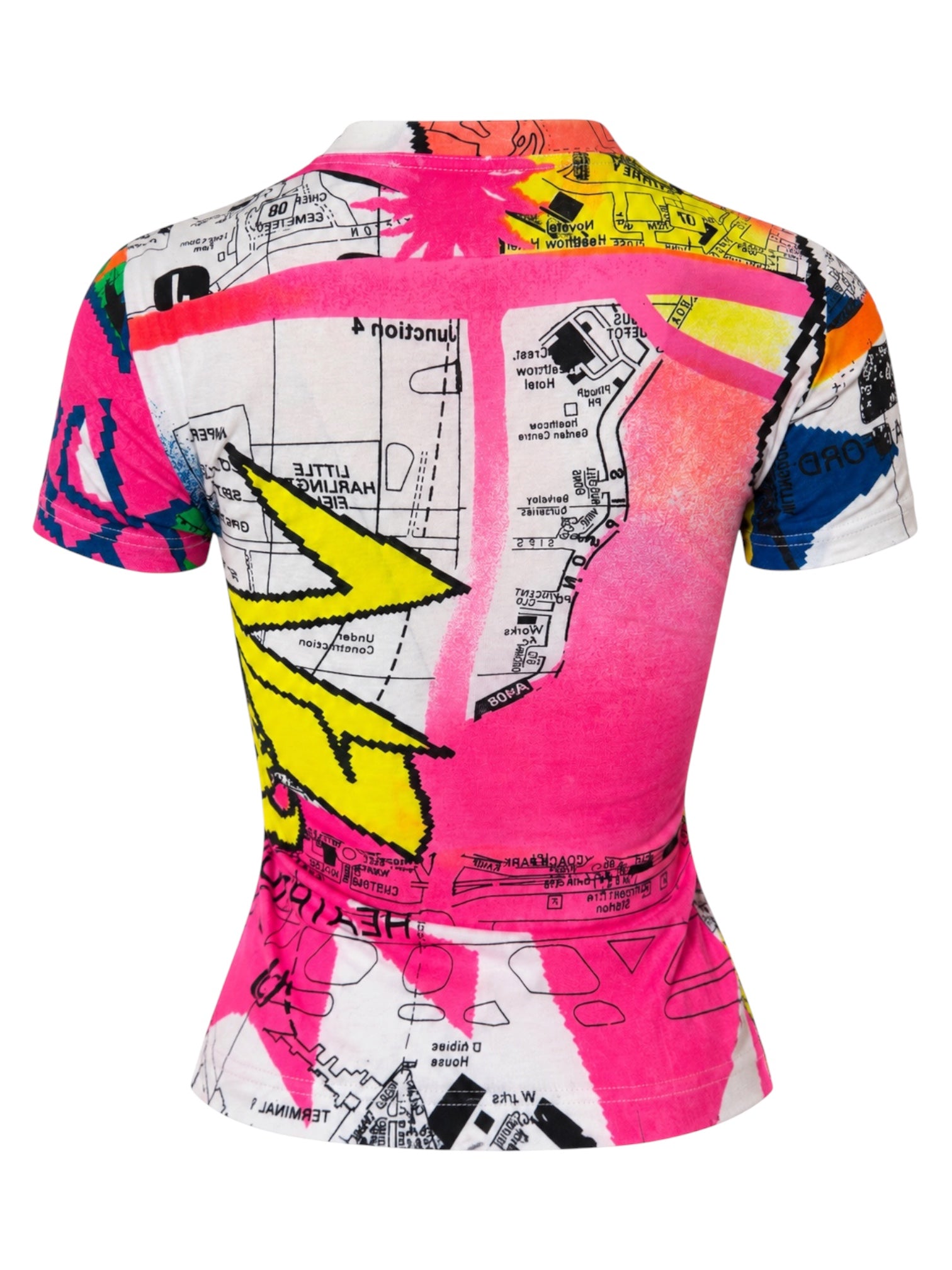 SS01 NEON CITY MAP PRINTED TOP