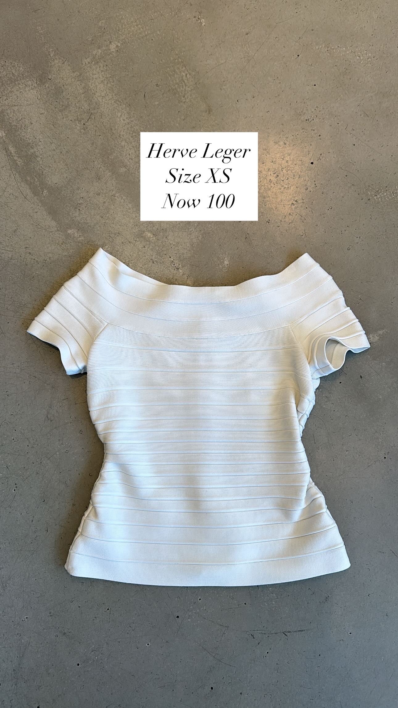 WHITE BANDAGE TOP (AS IS)