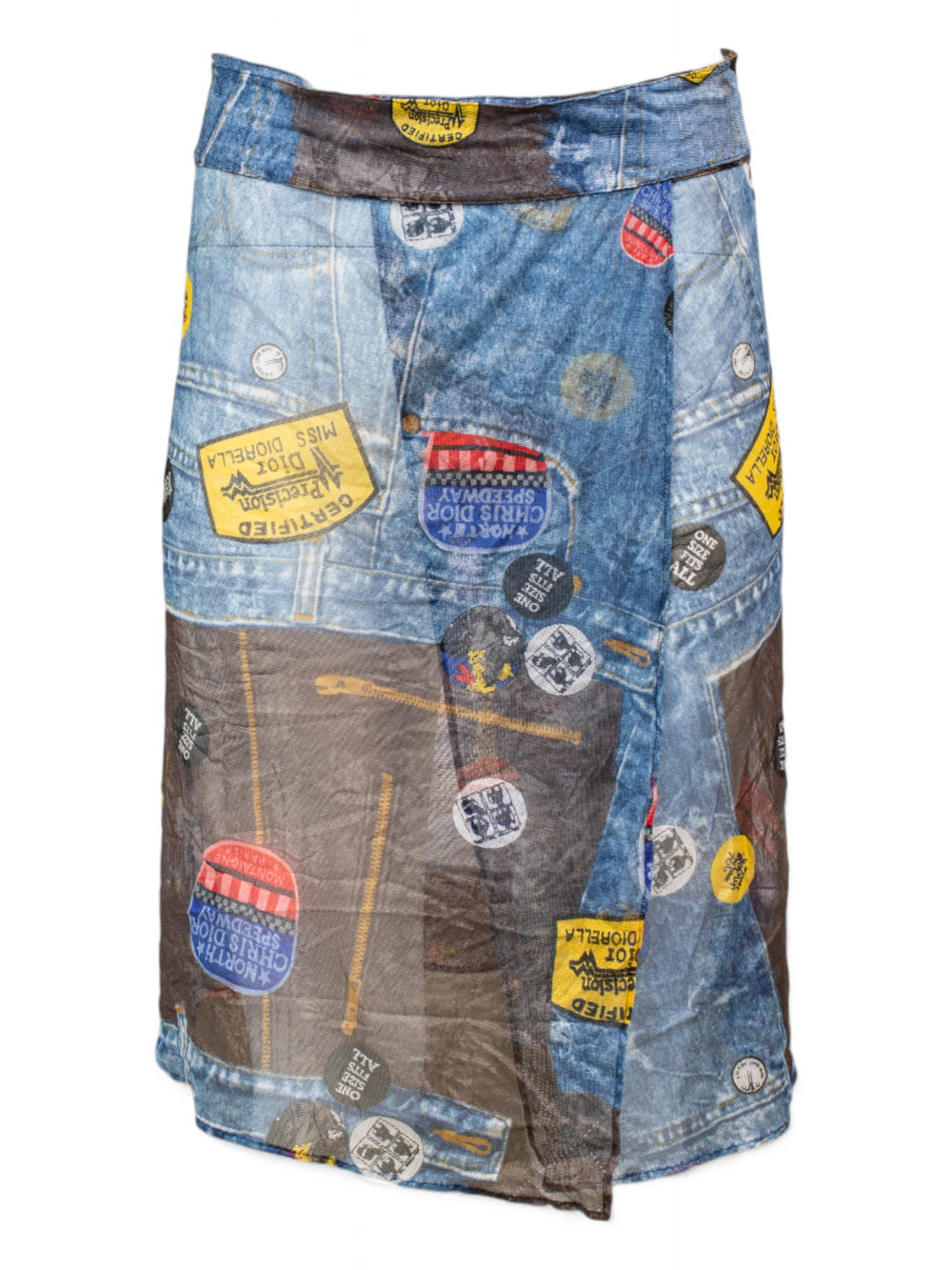 MISS DIORELLA 2001 MESH WRAP SKIRT/SARONG