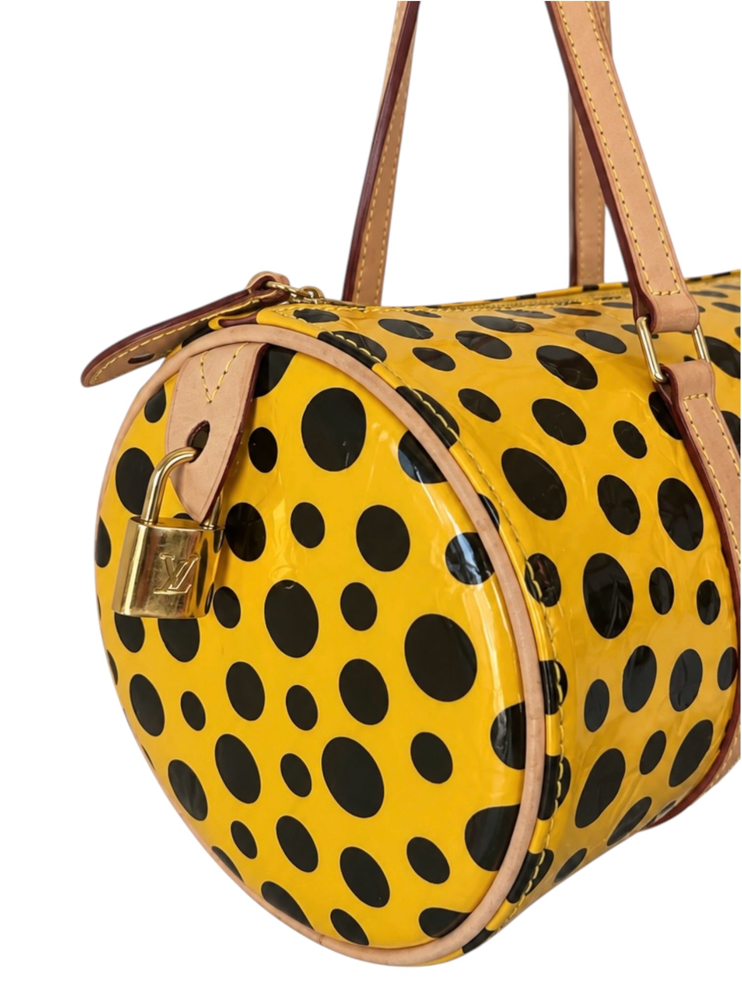 2012 YELLOW PUMPKIN DOT PAPILLON 30 BAG (As Is) @ANDPE