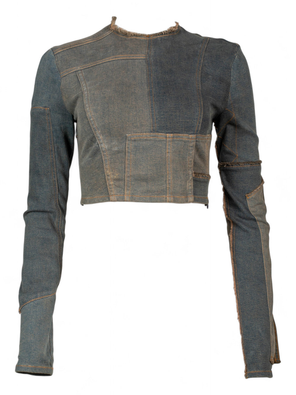 DENIM LONGSLEEVE TOP @KGUE