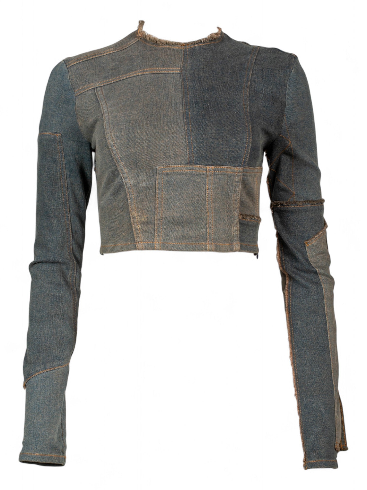 DENIM LONGSLEEVE TOP @KGUE