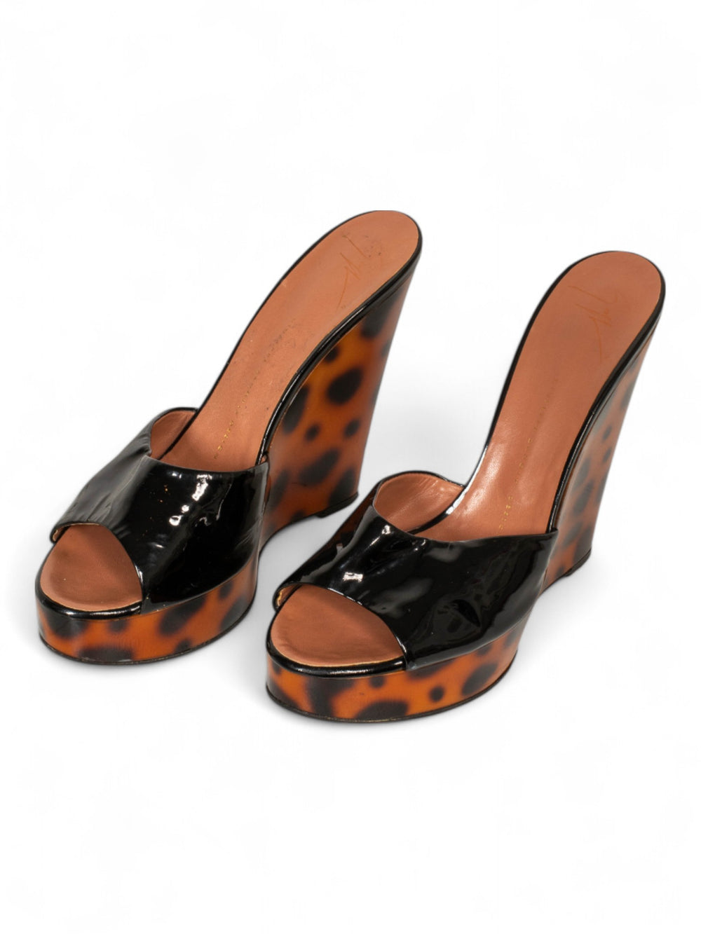LEOPARD PRINTED WEDGE HEELS @MDSG
