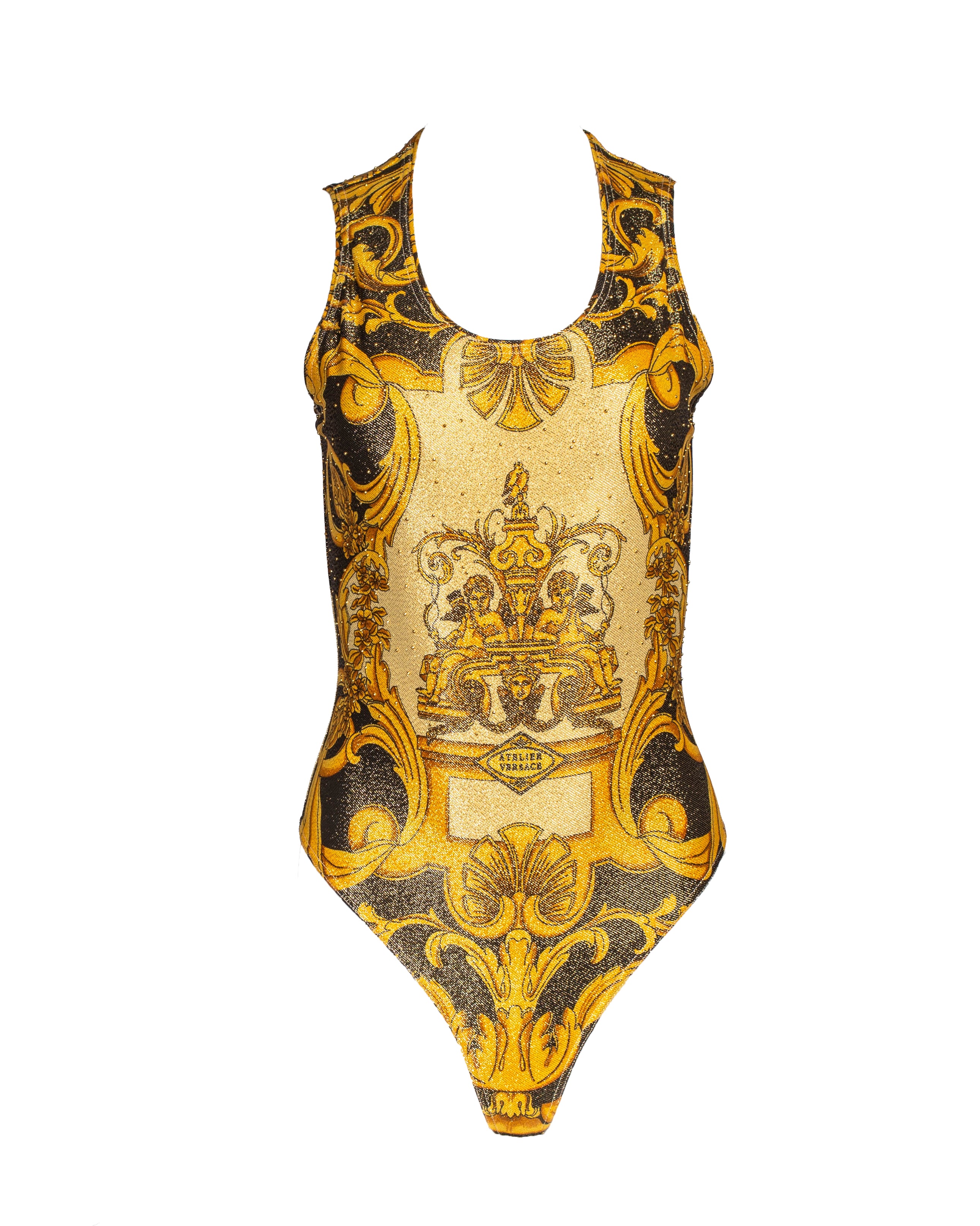 1992 Atelier Print Studded Bodysuit & Pants @JCCG