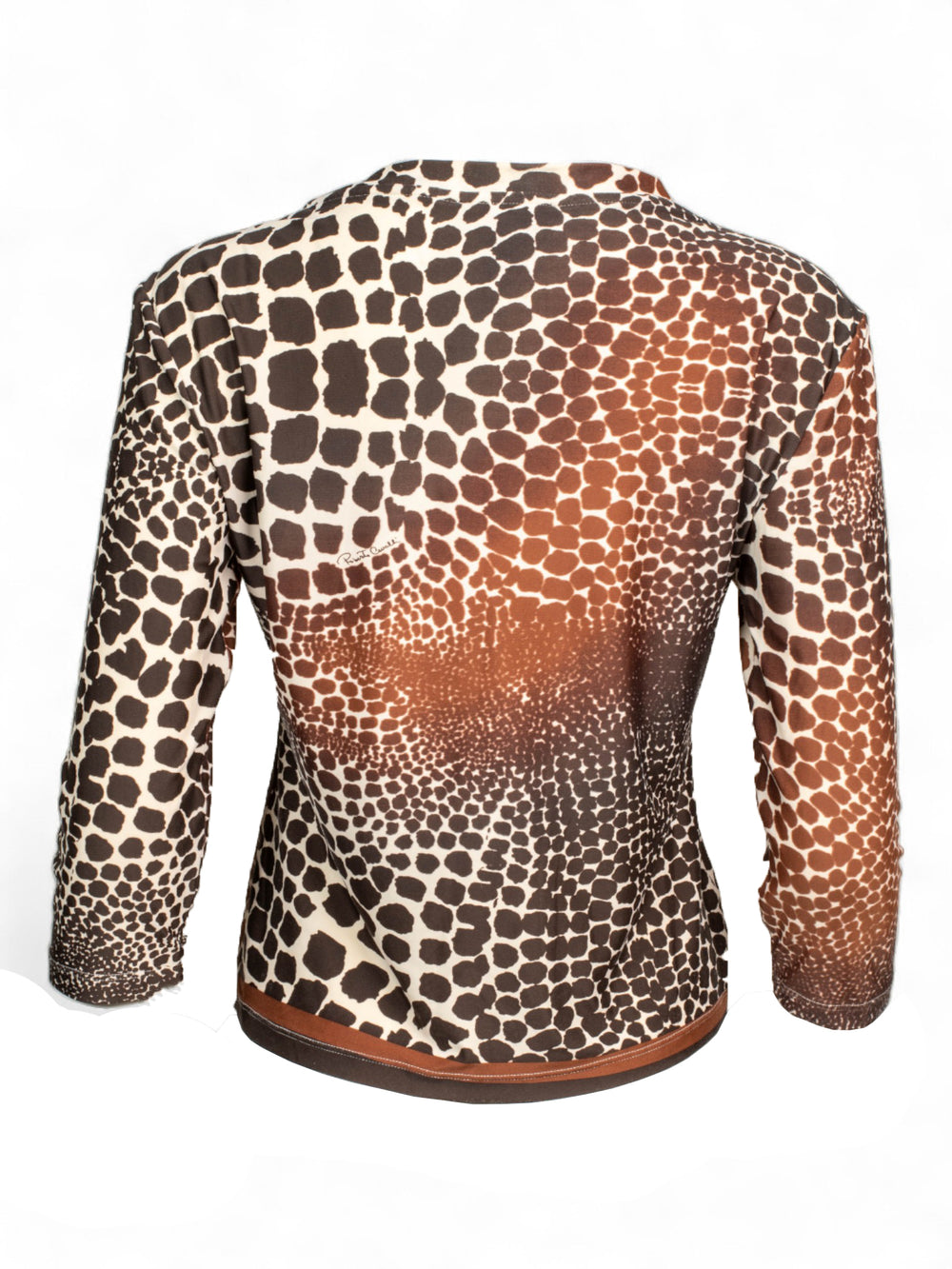 2005 GIRAFFE PRINTED BROWN TONE LONGSLEEVE