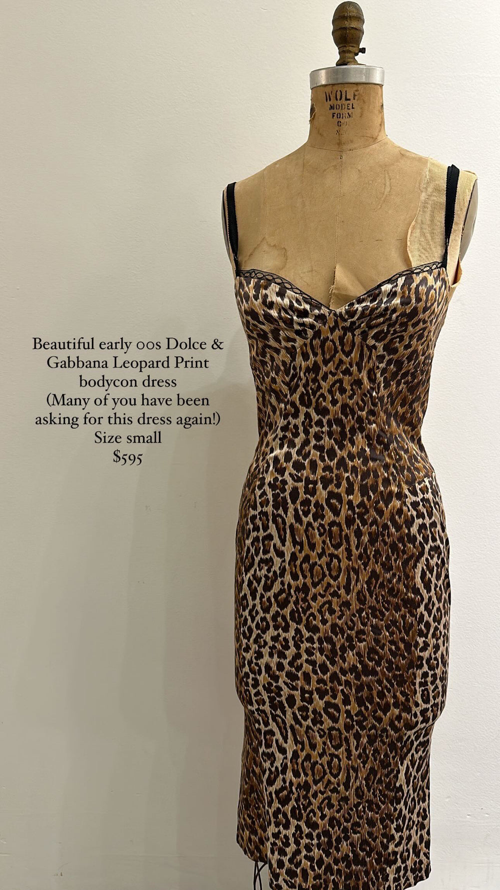 D&G leopard print dress