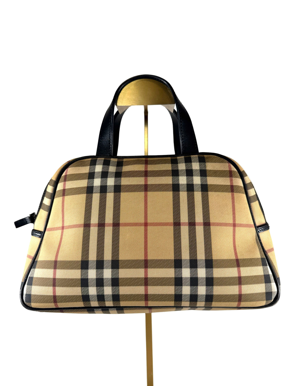 COATED CANVAS NOVACHECK HANDBAG