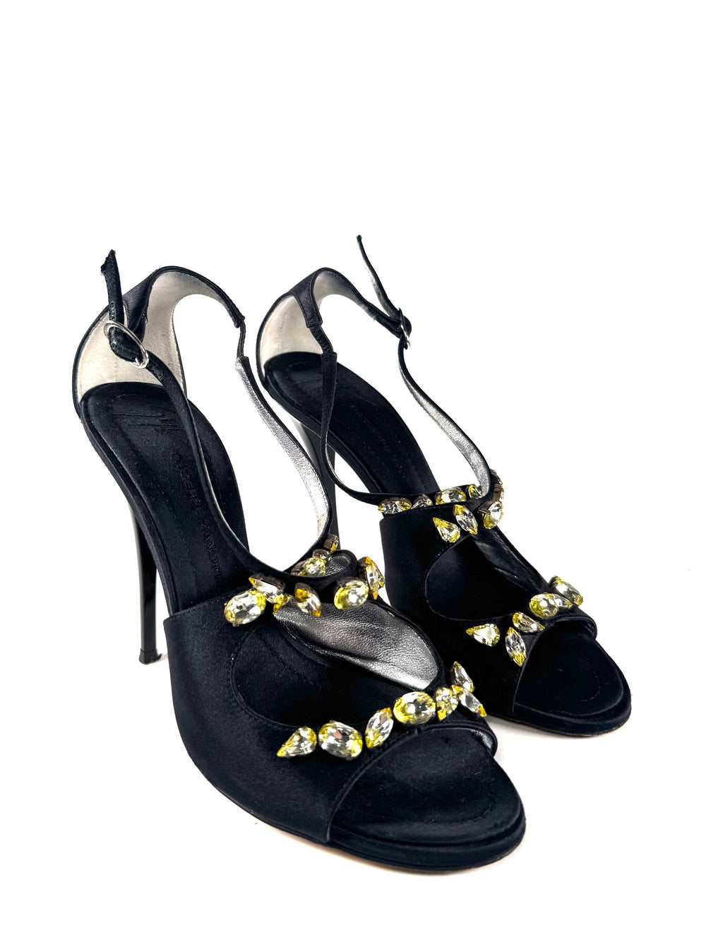 YELLOW CRYSTAL HEELS @JTRULL