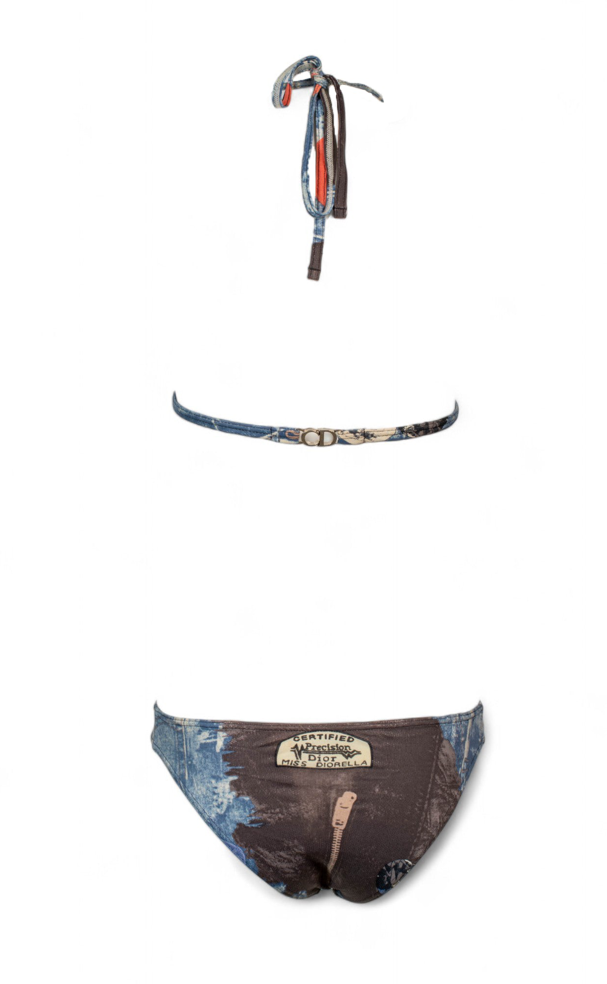 MISS DIORELLA 2001 DENIM 2PC BIKINI (AS IS)