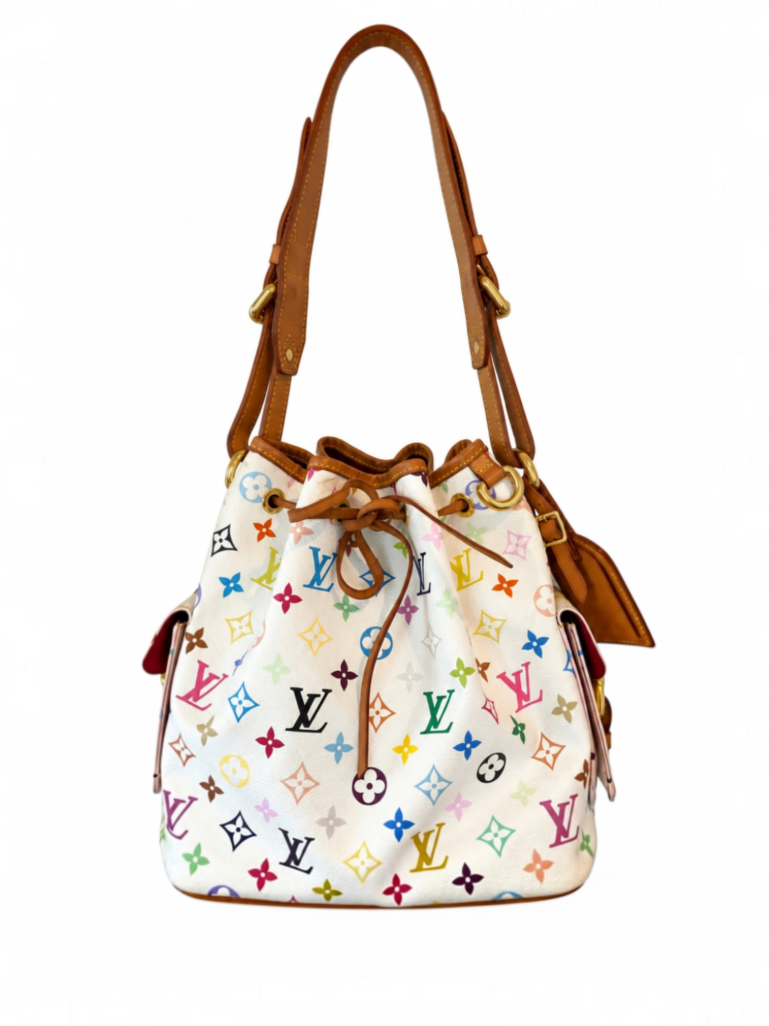 WHITE MULTICOLOR MONOGRAM NOE BAG @SM