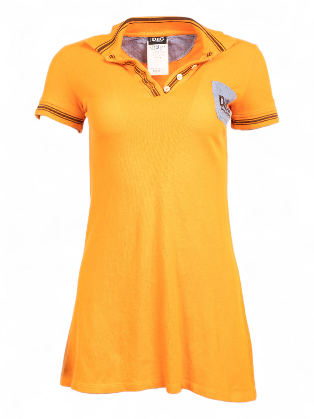 ORANGE POLO DRESS