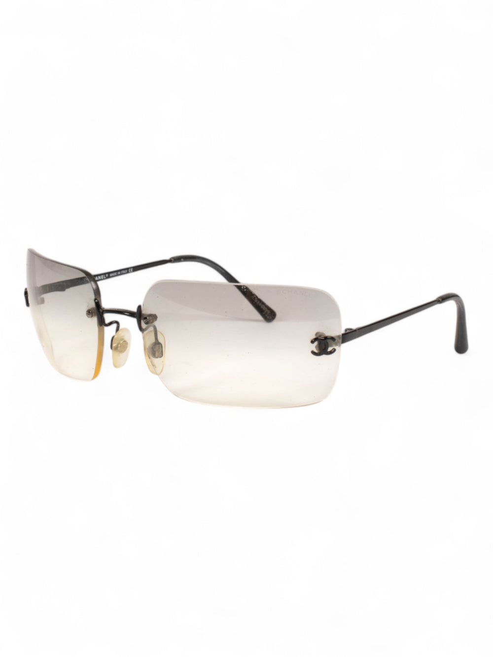 RIMLESS GLASSES W BLACK GRADIENT
