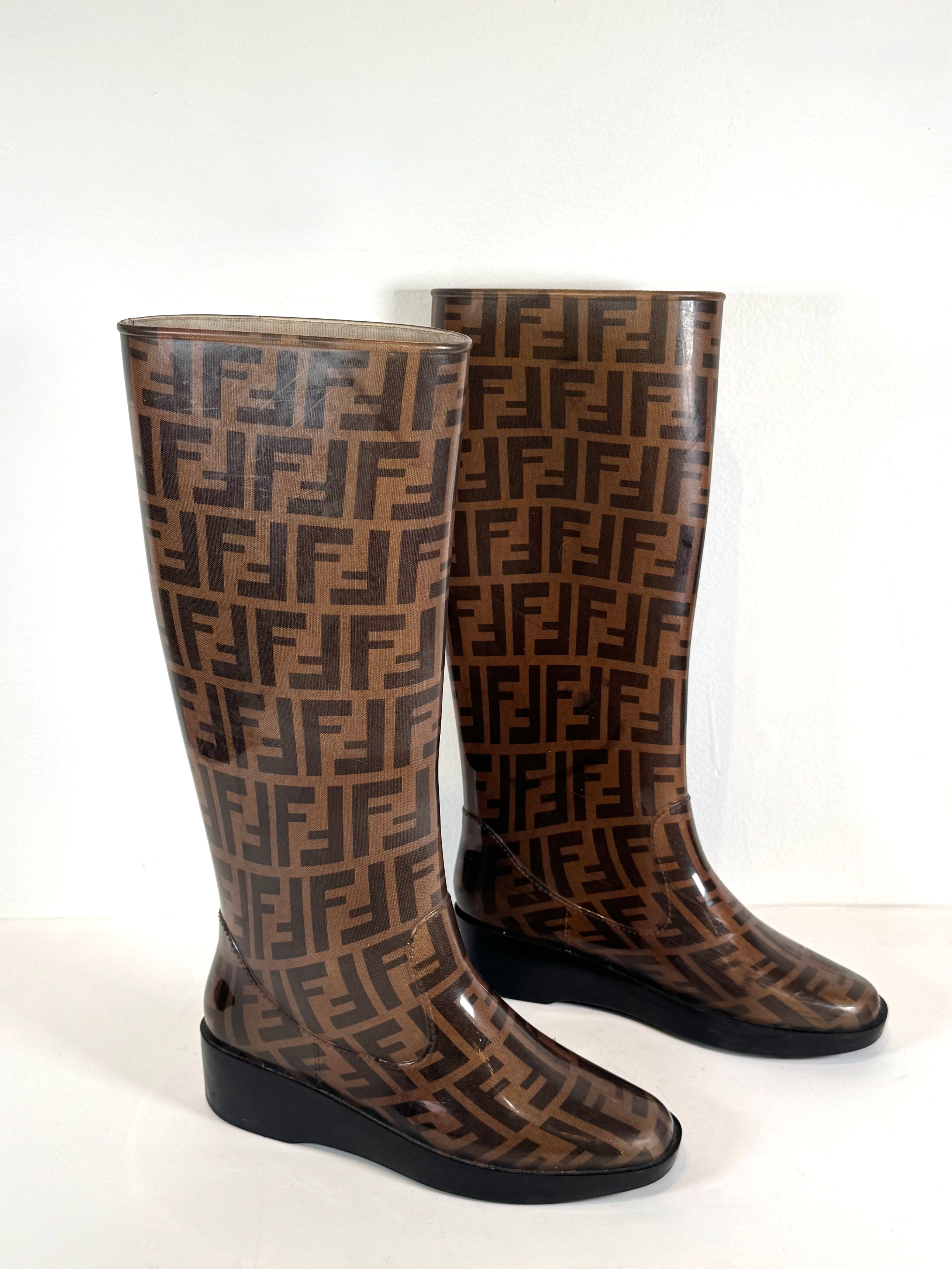 MONOGRAM RUBBER RAIN BOOTS