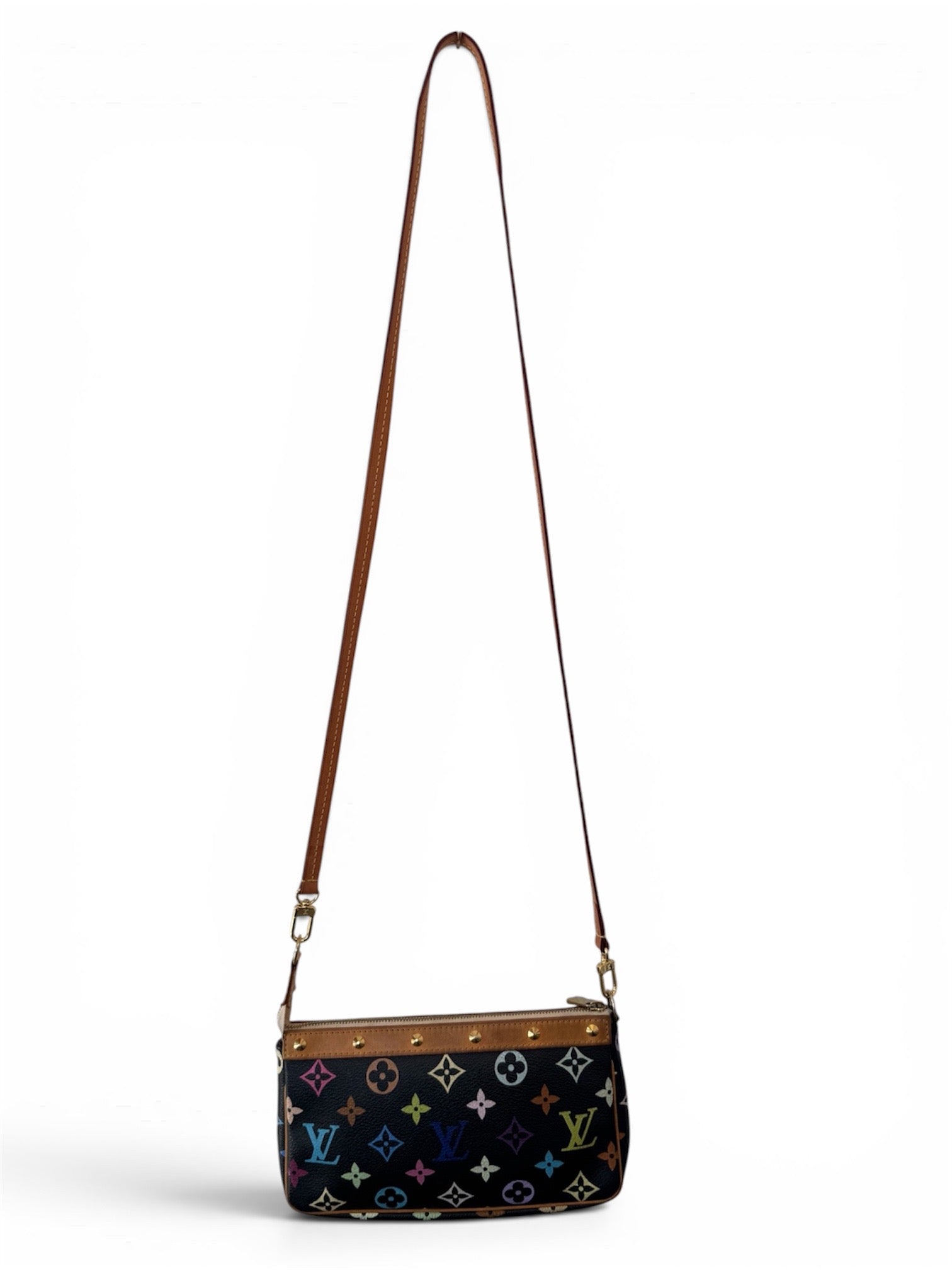 2003 BLACK MULTICOLOR CROSSBODY POCHETTE @SM