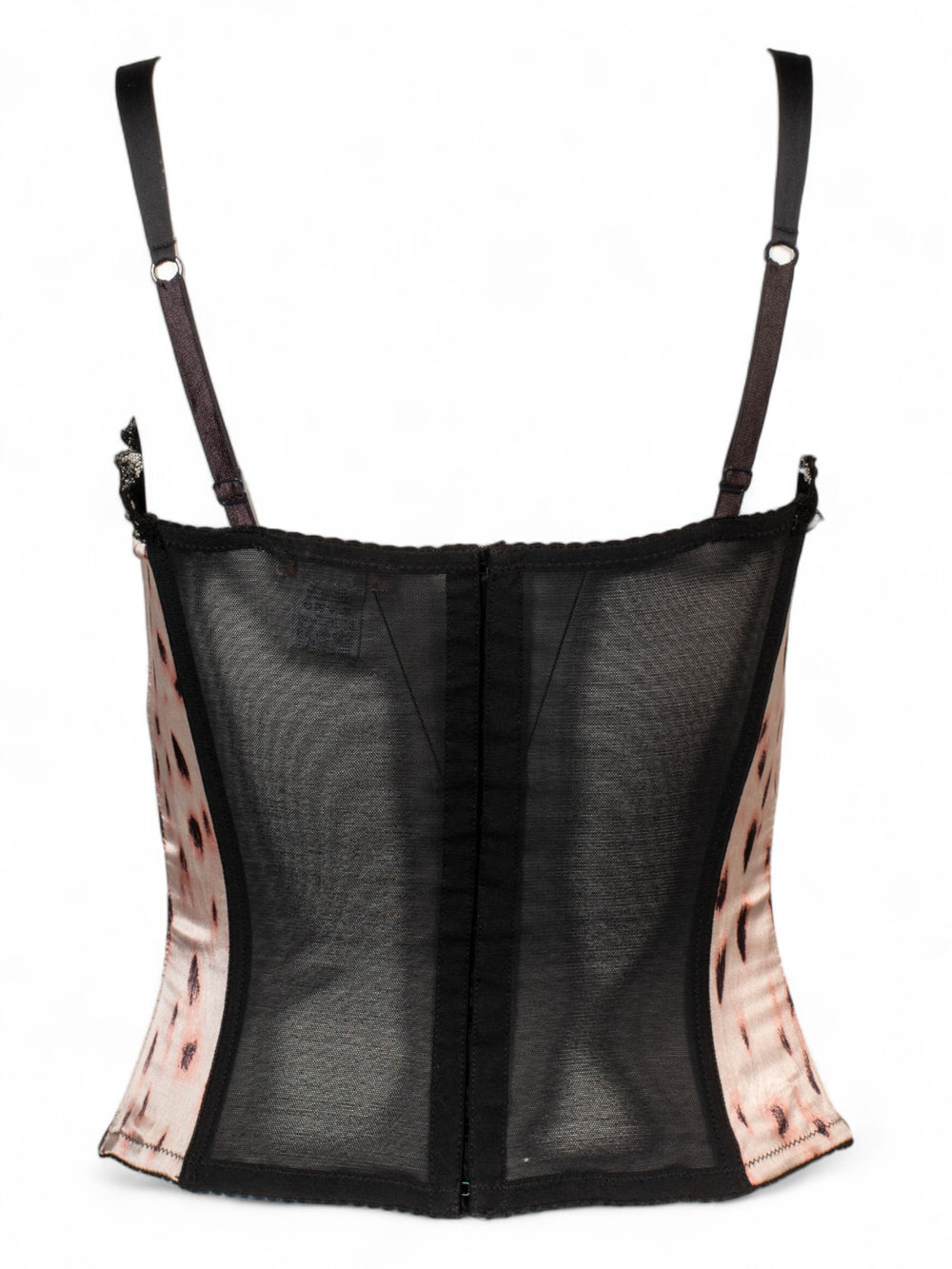 PINK LEOPARD PRINT CORSET
