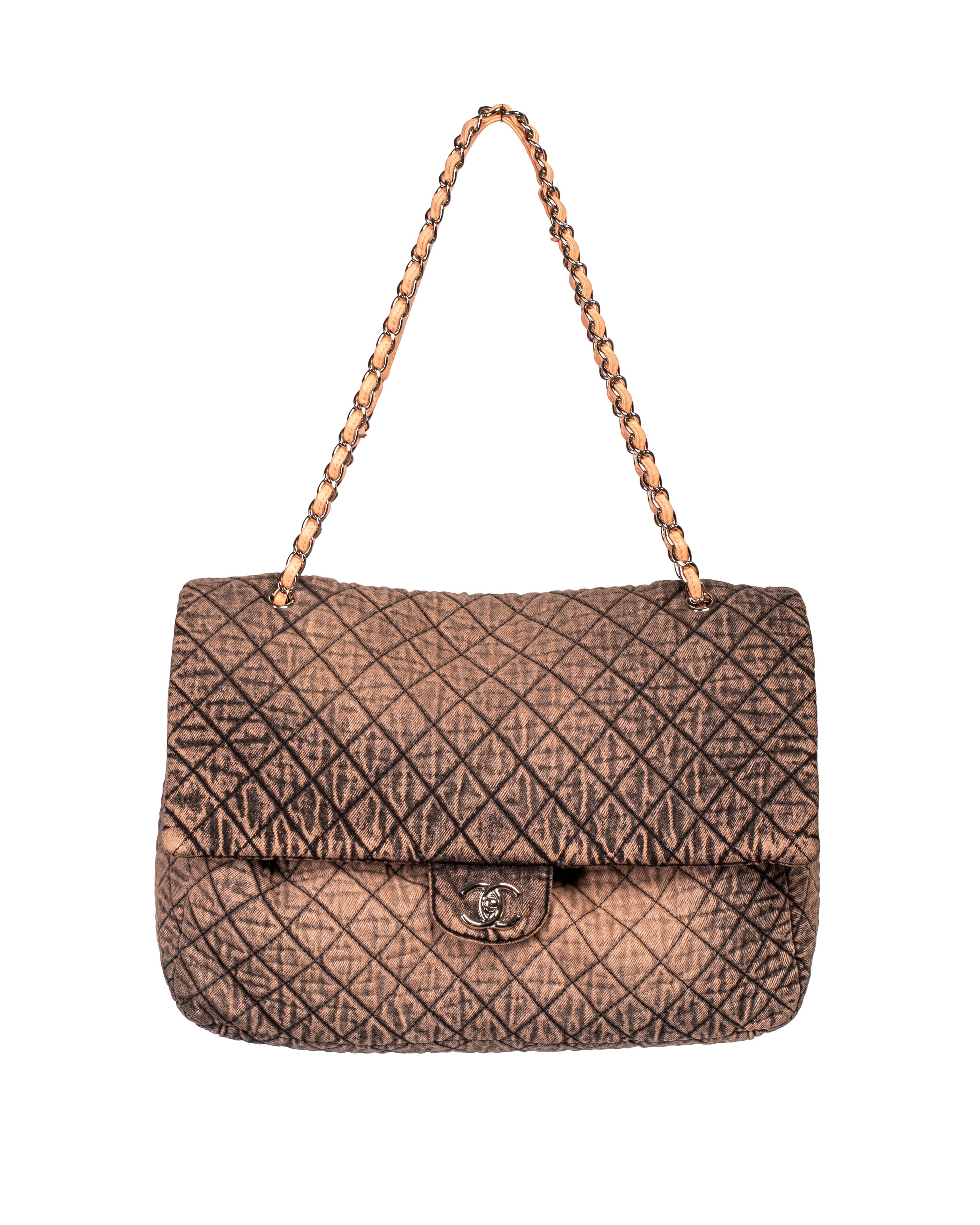 2019/20 Acid Wash Denimpression XXL Airline Flap Bag @SM